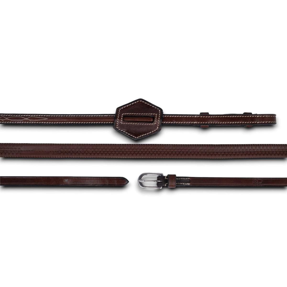 AJR 4/8 Rubber Jumper Rein with Stopper - Durable Horse Training Equipment for Riding & Jumping - Perfect for Equestrian Sports & Stable Use