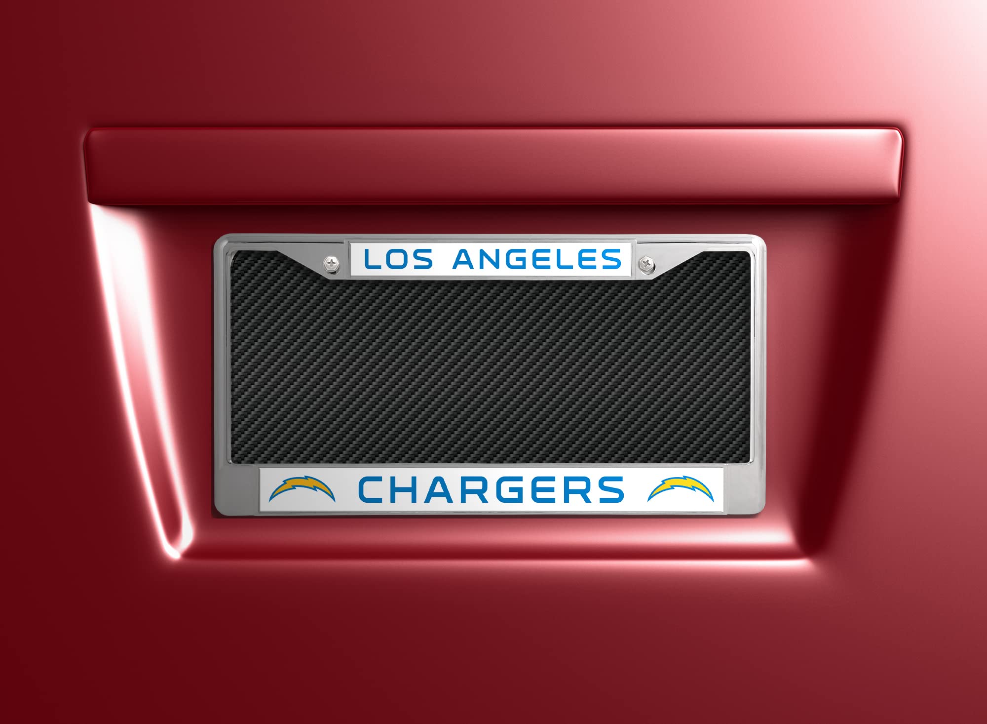 NFL Fan Shop Chrome License Plate Frame - Officially Licensed Team Logo - Perfect for Cars, Trucks & Tailgating