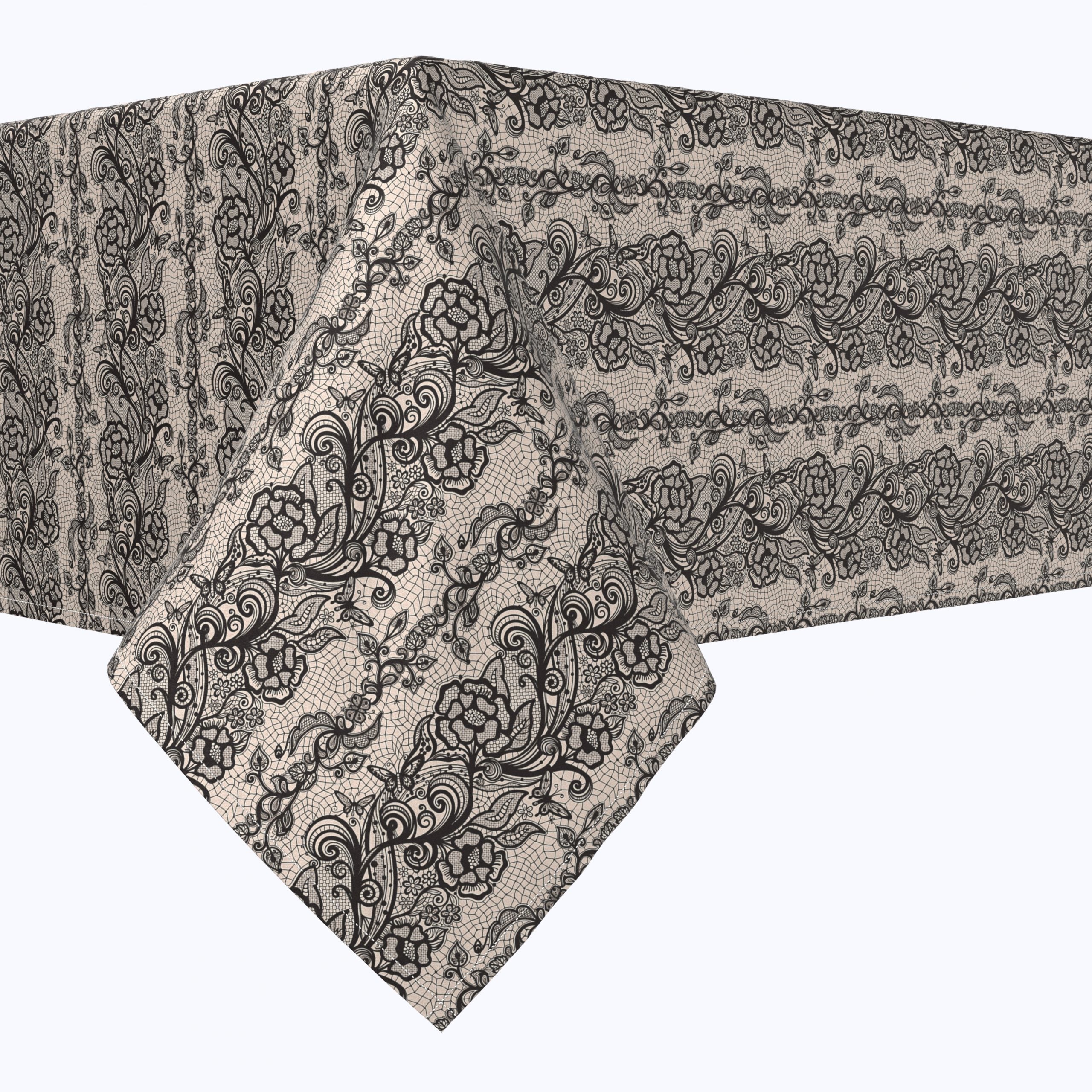 Elegant Black Lace Fabric with Butterfly & Floral Patterns - Perfect for DIY Crafts, Wedding Decorations, and Home Accessories