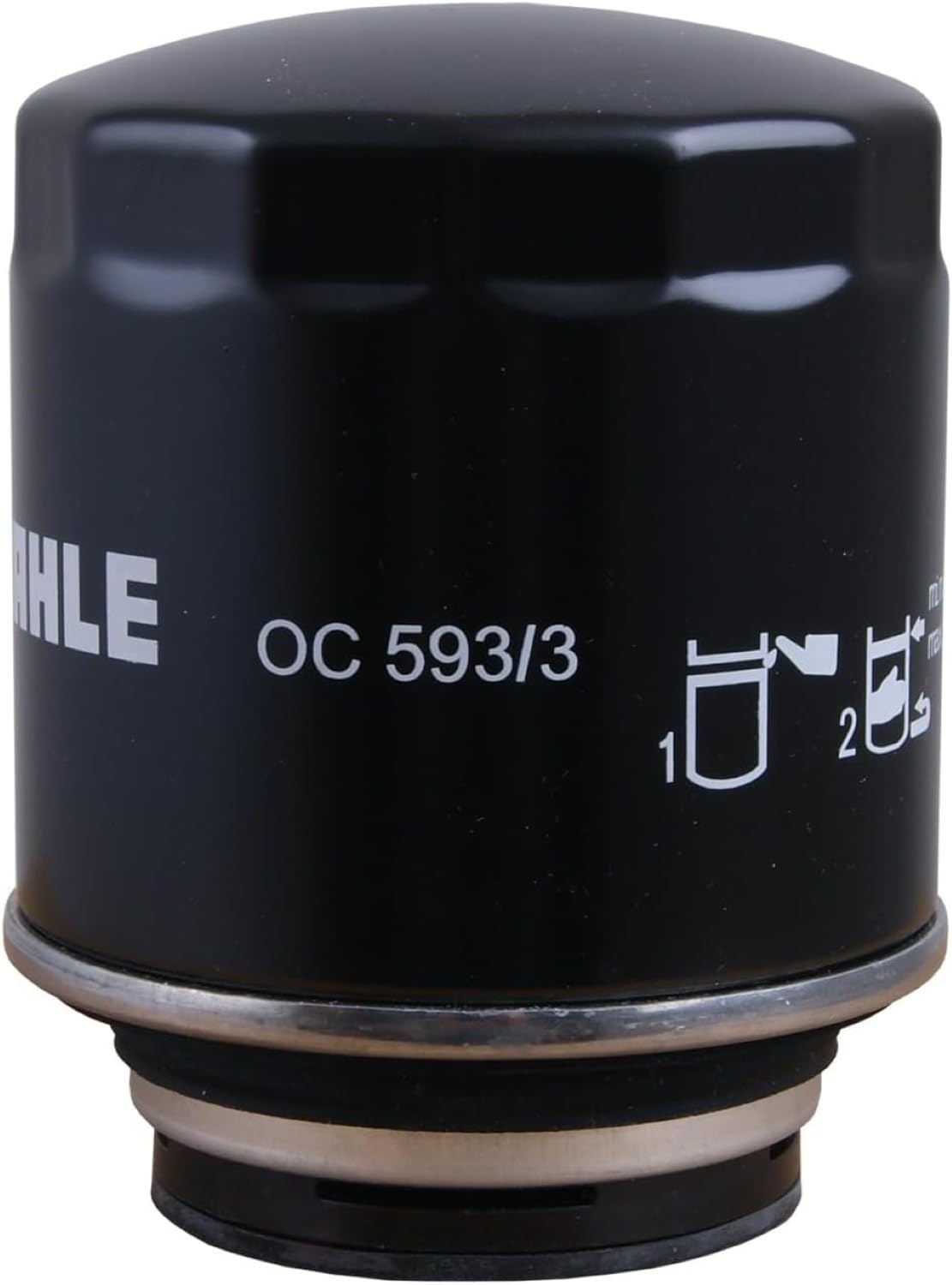 MAHLE OC593/3 Premium Oil Filter - Compatible with Multiple Car Models, High Efficiency Engine Protection | Ideal for Routine Maintenance & Performance Upgrades