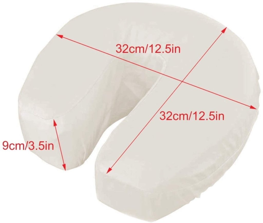 Premium Microfiber Massage Table Face Rest Cover - Soft, Washable & Hygienic for Spa, Salon & Professional Massage Therapy Sessions