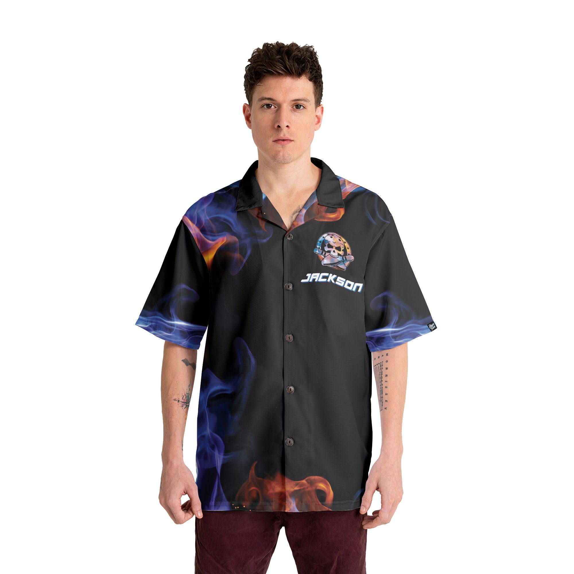 Custom Personalized Bowling Shirts with Names for Men & Women - Stylish Hawaiian Bowling Shirts for Team Uniforms & League Play - Perfect for Bowling Parties & Tournaments
