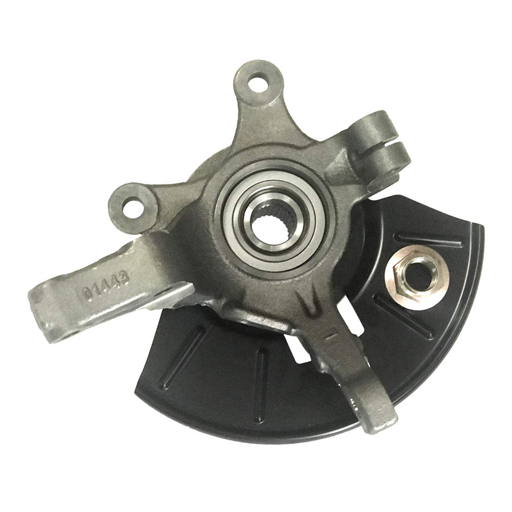 DRIVESTAR 698-405 LK015 Front Steering Knuckle Wheel Hub Assembly - Left Driver Side Replacement for 2001-2012 Ford Escape, 2001-2011 Mazda Tribute & 2007-2011 Mercury Mariner - Perfect for Smooth Steering & Safe Driving