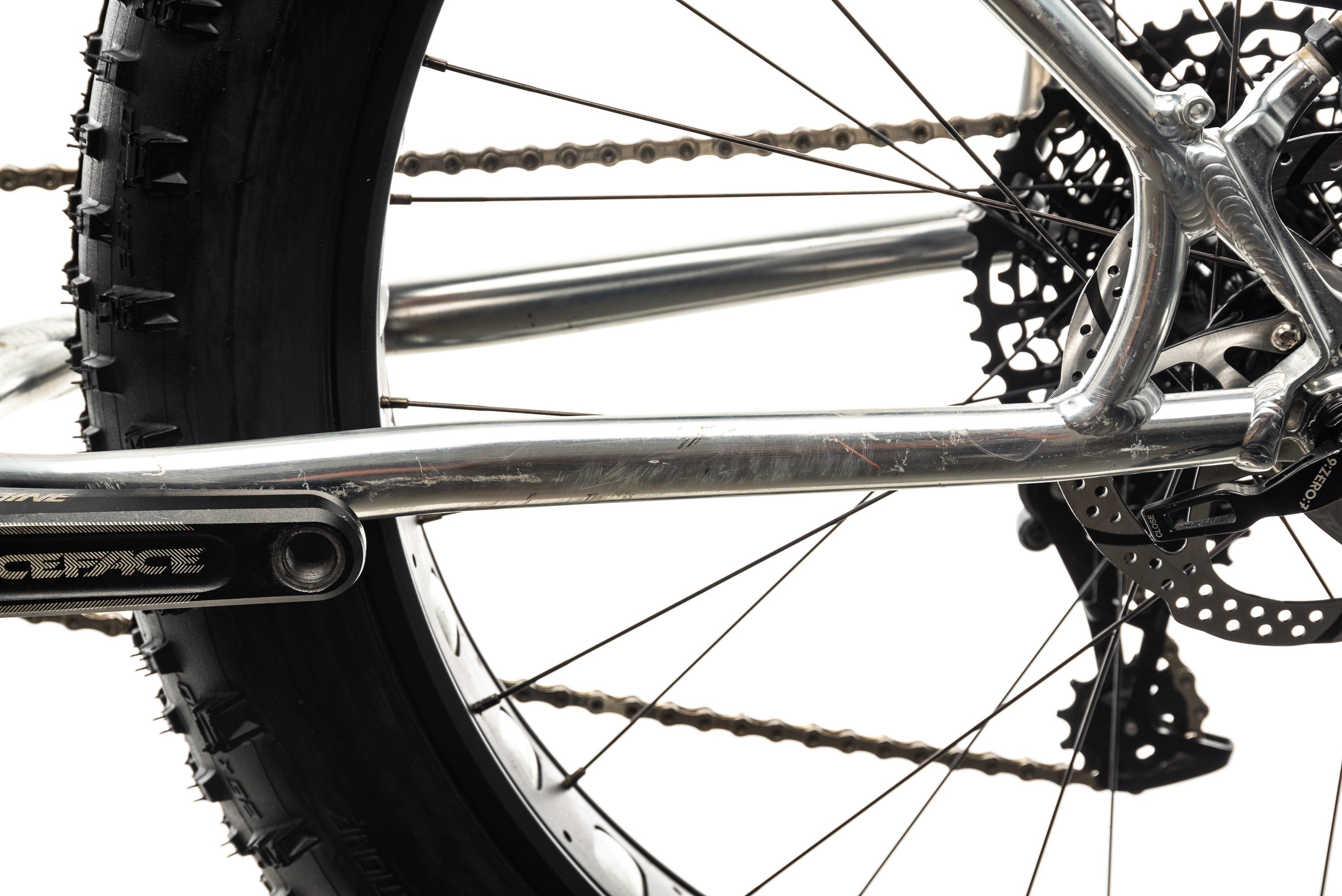 9:Zero:7 Whiteout AL Fat Bike - Large Size for Men & Women - Perfect for Snow, Sand & Off-Road Trail Riding