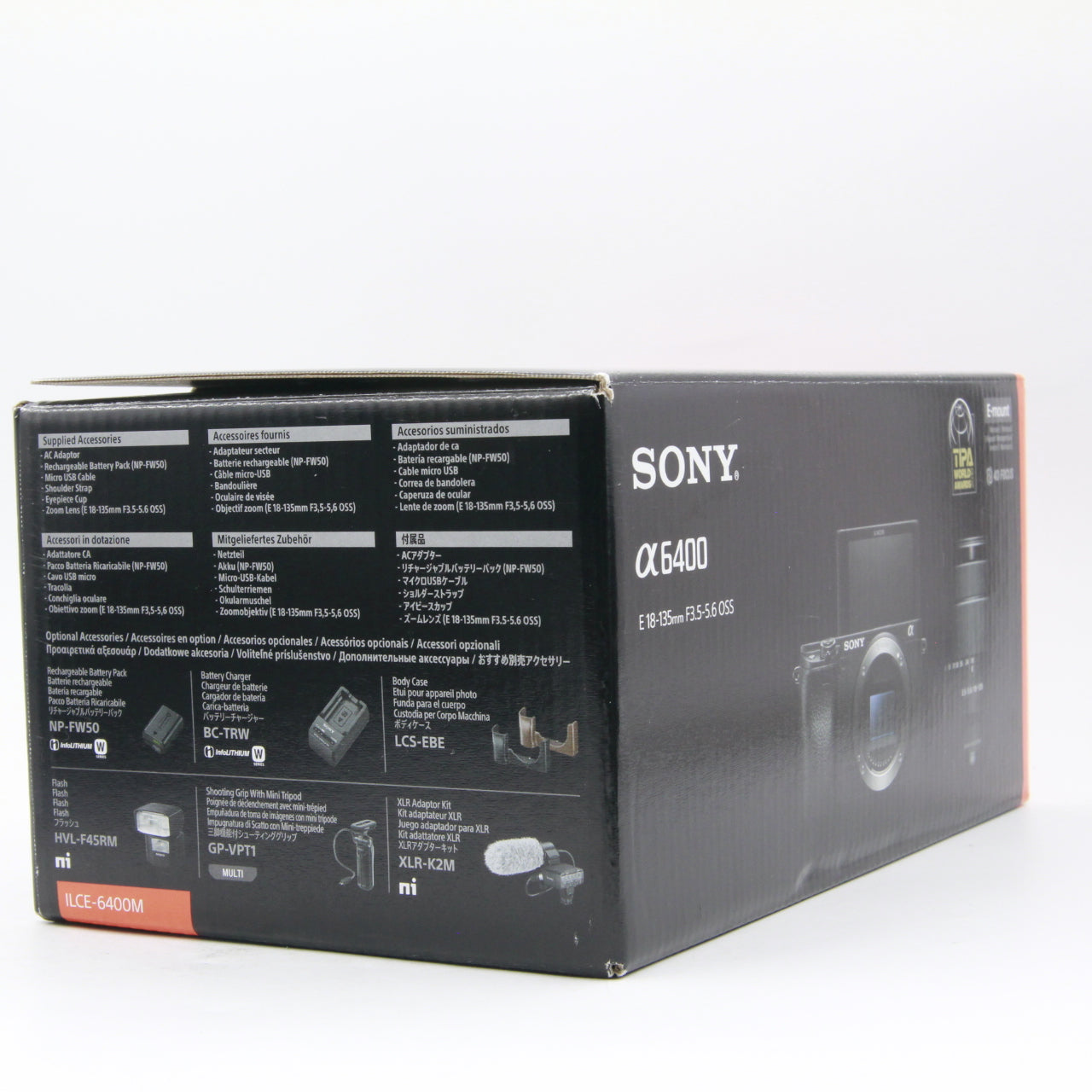 Open Box Excellent Condition Sony Alpha a6400 Mirrorless Digital Camera with 18-135mm Lens - Perfect for Travel Photography, Vlogging & Content Creation