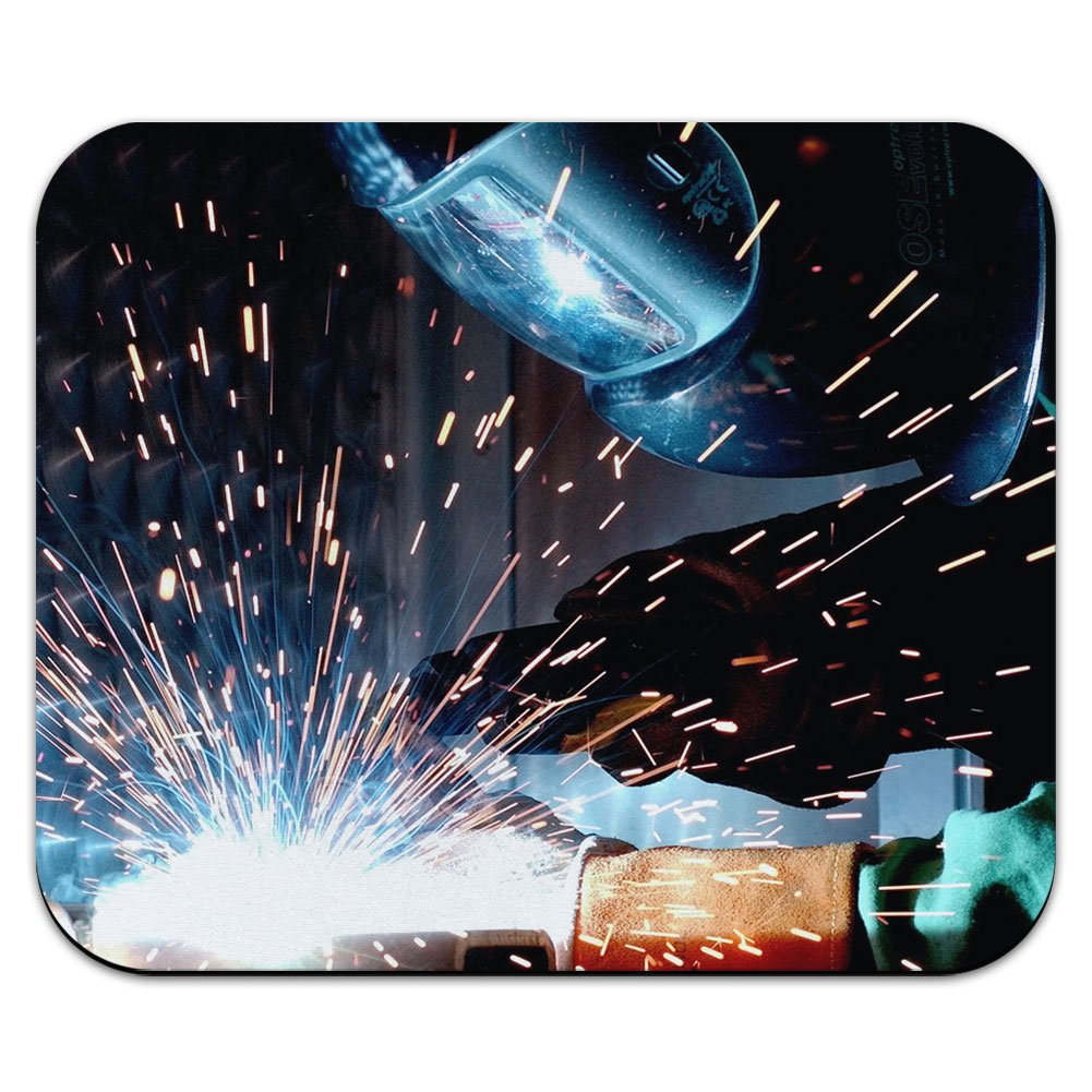 Professional Welder & Metal Worker Soldering Mouse Pad - Non-Slip Desk Mat for Welding Enthusiasts & Workshop Use