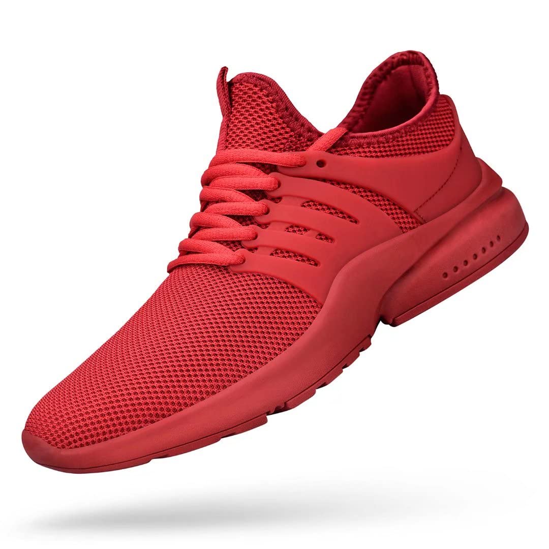 Troadlop Men's Running Shoes - Non-Slip, Breathable & Lightweight Sneakers for Athletic Sports, Walking, Gym & Work - Slip-Resistant Design for Comfort & Safety