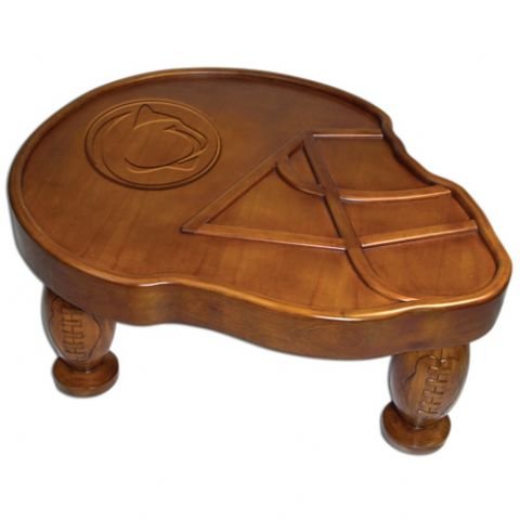 Penn State Nittany Lions Team Helmet Shaped Coffee Table - NCAA Football Fan Decor for Living Room, Man Cave & Game Day Parties