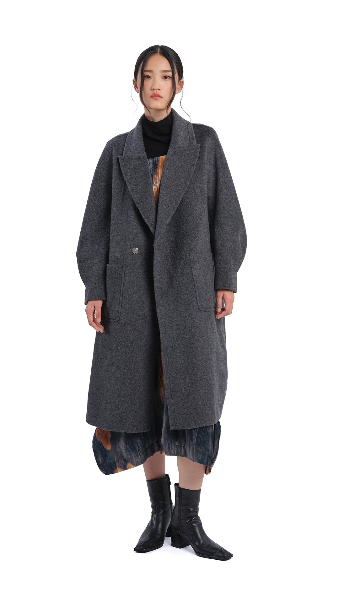 Double Face Coat for Women - Reversible Winter Jacket with Warm Fleece Lining | Stylish Outerwear for Cold Weather, Work, and Travel