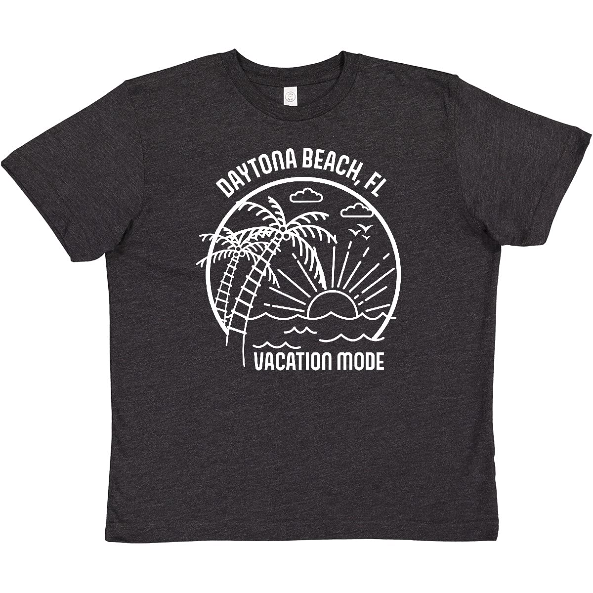 Inktastic Summer Vacation Mode Daytona Beach Florida Youth T-Shirt - Comfortable Graphic Tee for Boys & Girls - Perfect for Beach Trips, Summer Camp & Casual Wear