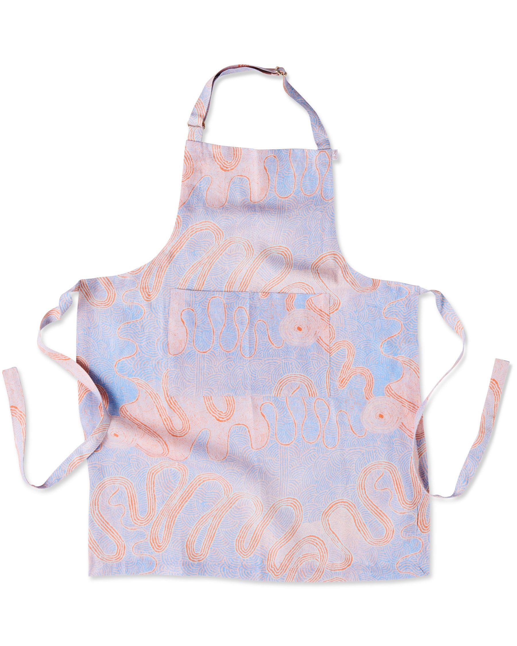 Premium Kalaya Ngura Linen Apron - Unisex Kitchen Apron with Pockets for Cooking, Baking & Grilling - Durable & Stylish Chef Apron for Home & Professional Use