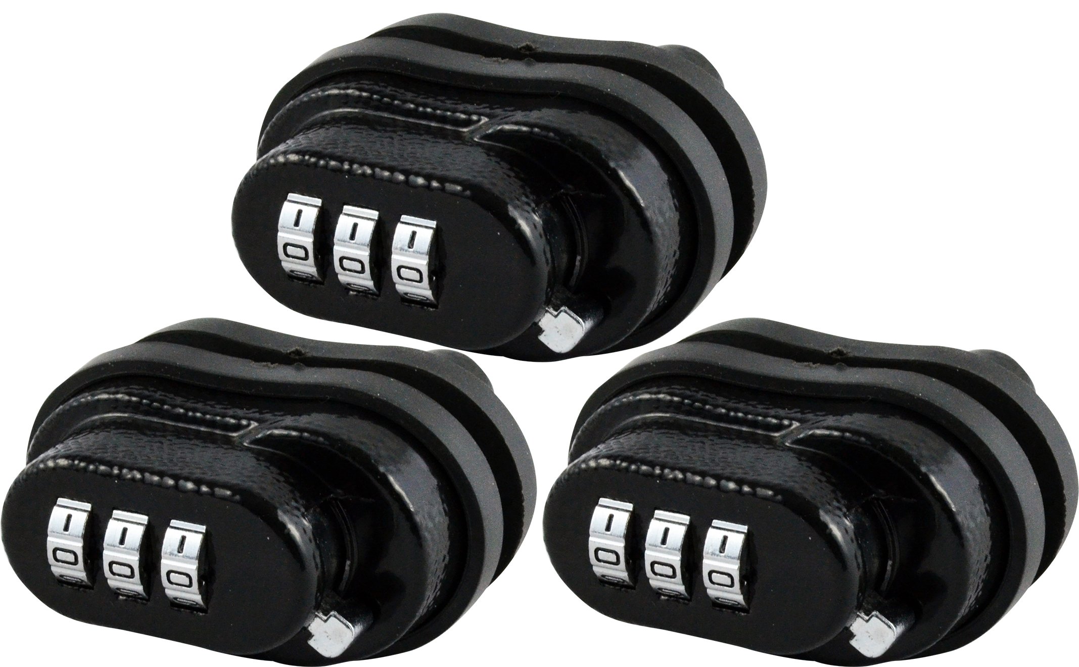 BOOMSTICK Universal 3 Digit Combination Trigger Gun Lock for Pistols, Rifles & Shotguns - Secure Firearm Safety Device with Keyless Entry (Set of 3) - Ideal for Home Defense, Hunting & Gun Storage