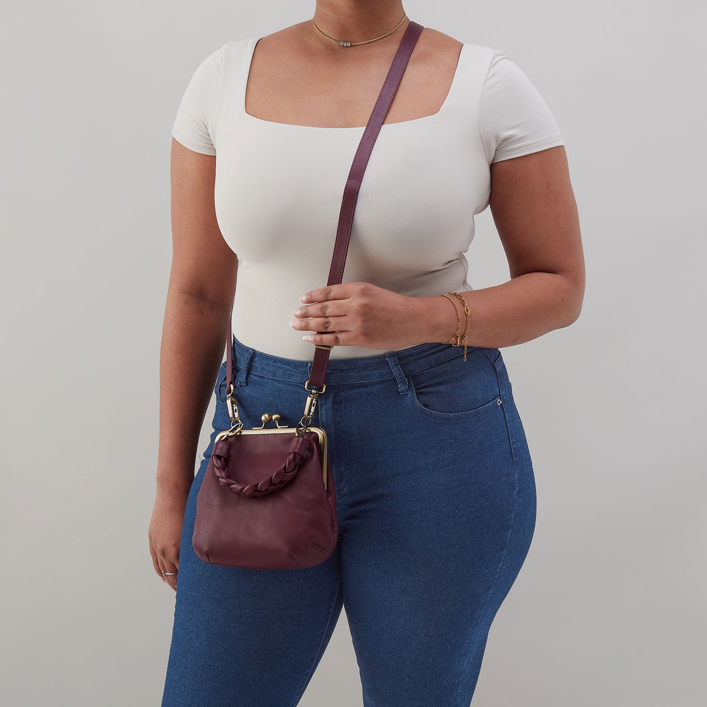 Alba Crossbody Bag in Smooth Leather - Premium Cordovan Handbag for Women | Perfect for Work, Travel & Everyday Use