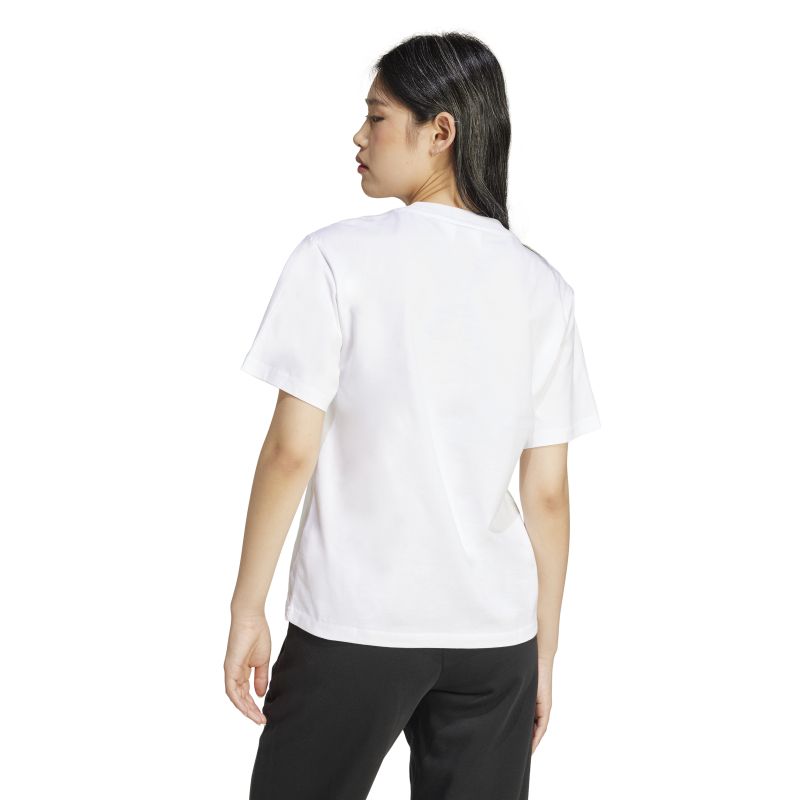 Adidas Women's Essentials Small Logo T-Shirt - Comfortable Casual Tee for Everyday Wear, Gym & Lounge