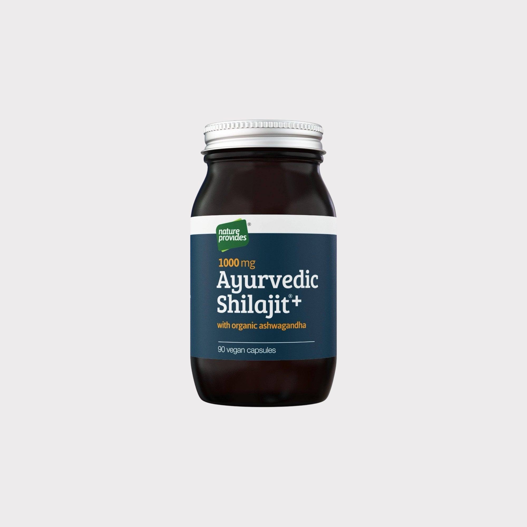 Pure Ayurvedic Shilajit Resin 1000mg with Organic Ashwagandha Root Powder - Natural Energy Booster & Stress Relief Supplement for Men & Women - Perfect for Workout Recovery, Daily Wellness & Immune Support