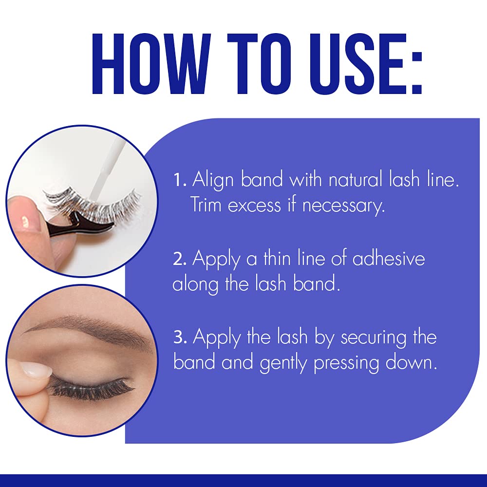 DUO Quick-Set Strip Lash Adhesive - Clear Waterproof Eyelash Glue for False Lashes, Fast Drying & Long Lasting (0.18oz) - Perfect for Daily Wear, Special Occasions & Professional Makeup Artists