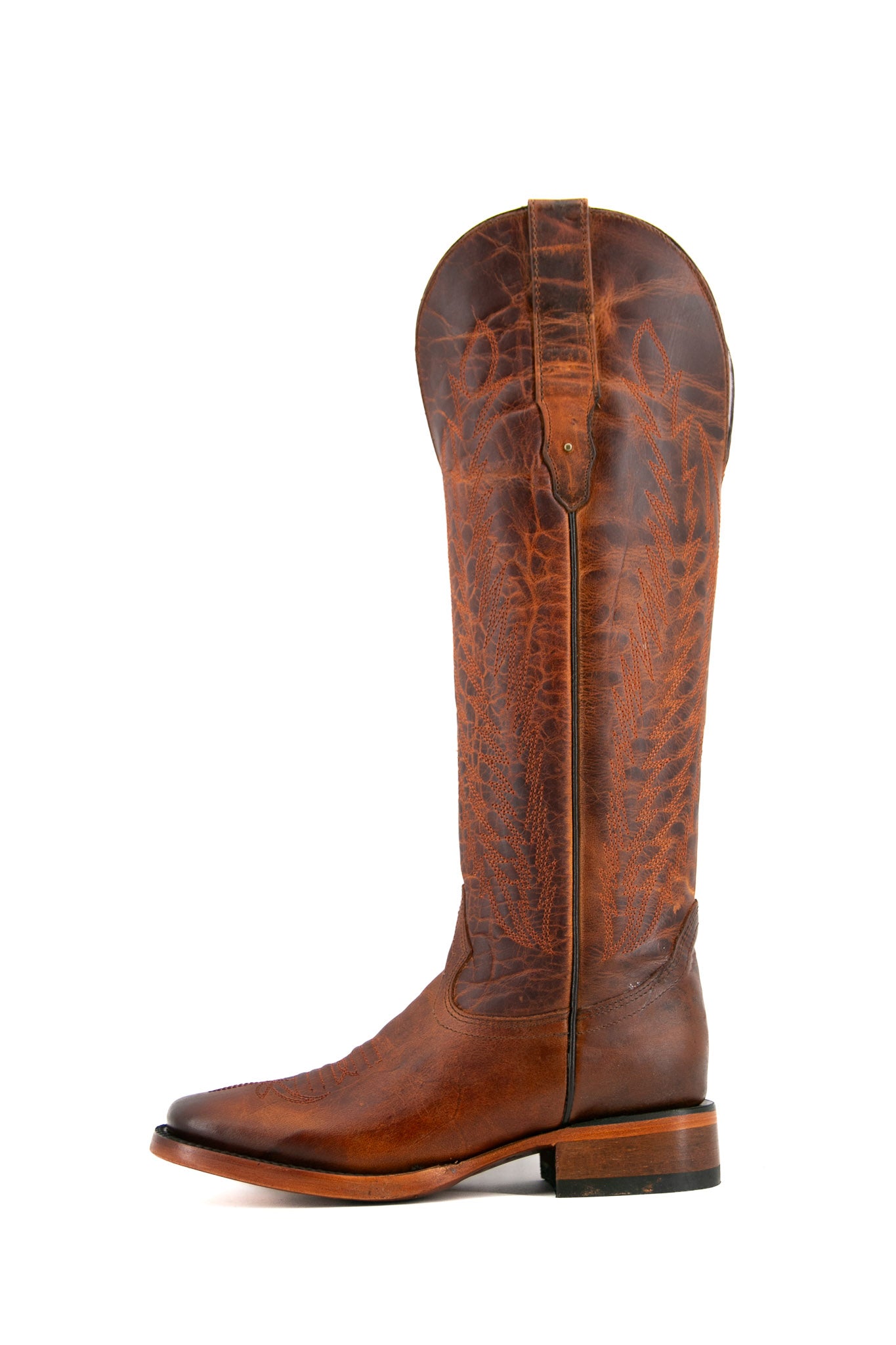 Valentina Women's Western Cowgirl Boots - Square Toe Tall Riding Boots for Country Style & Outdoor Adventures