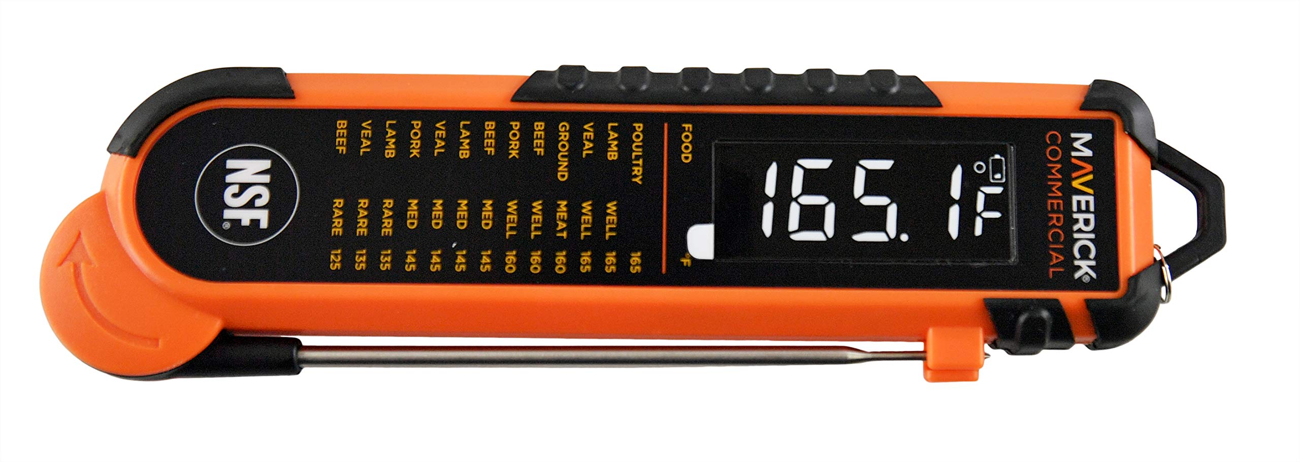 High Accuracy ProTemp Thermocouple Probe with Red Handle - Digital Thermometer Sensor for Cooking, HVAC, Industrial & Scientific Applications