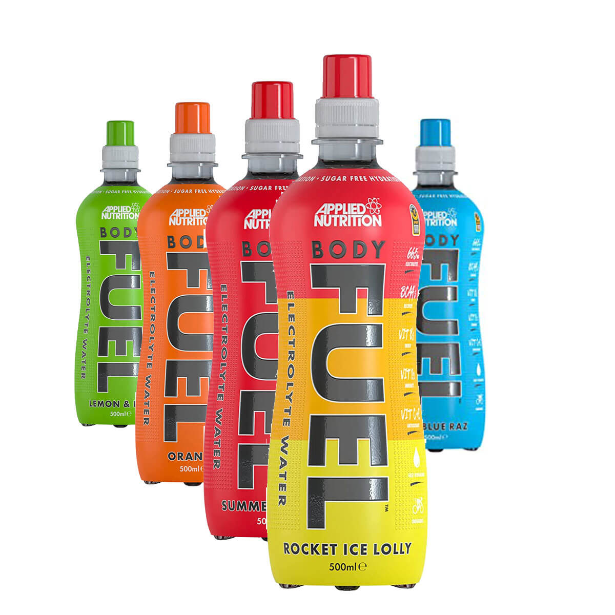 Applied Nutrition Body Fuel Electrolyte Water - Hydration Drink with Essential Minerals, 12 Pack (500ml Each) | Perfect for Workouts, Sports & Daily Hydration
