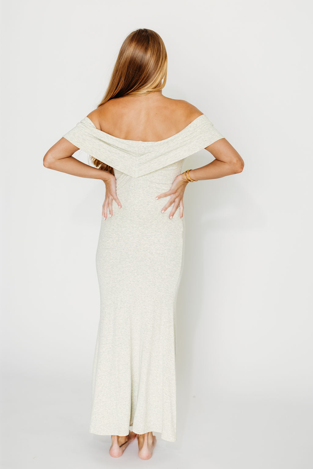 Monroe Maxi Dress in Heather Grey - Bump Friendly Maternity Dress for Pregnancy & Nursing | Perfect for Casual Outings, Baby Showers & Summer Vacations