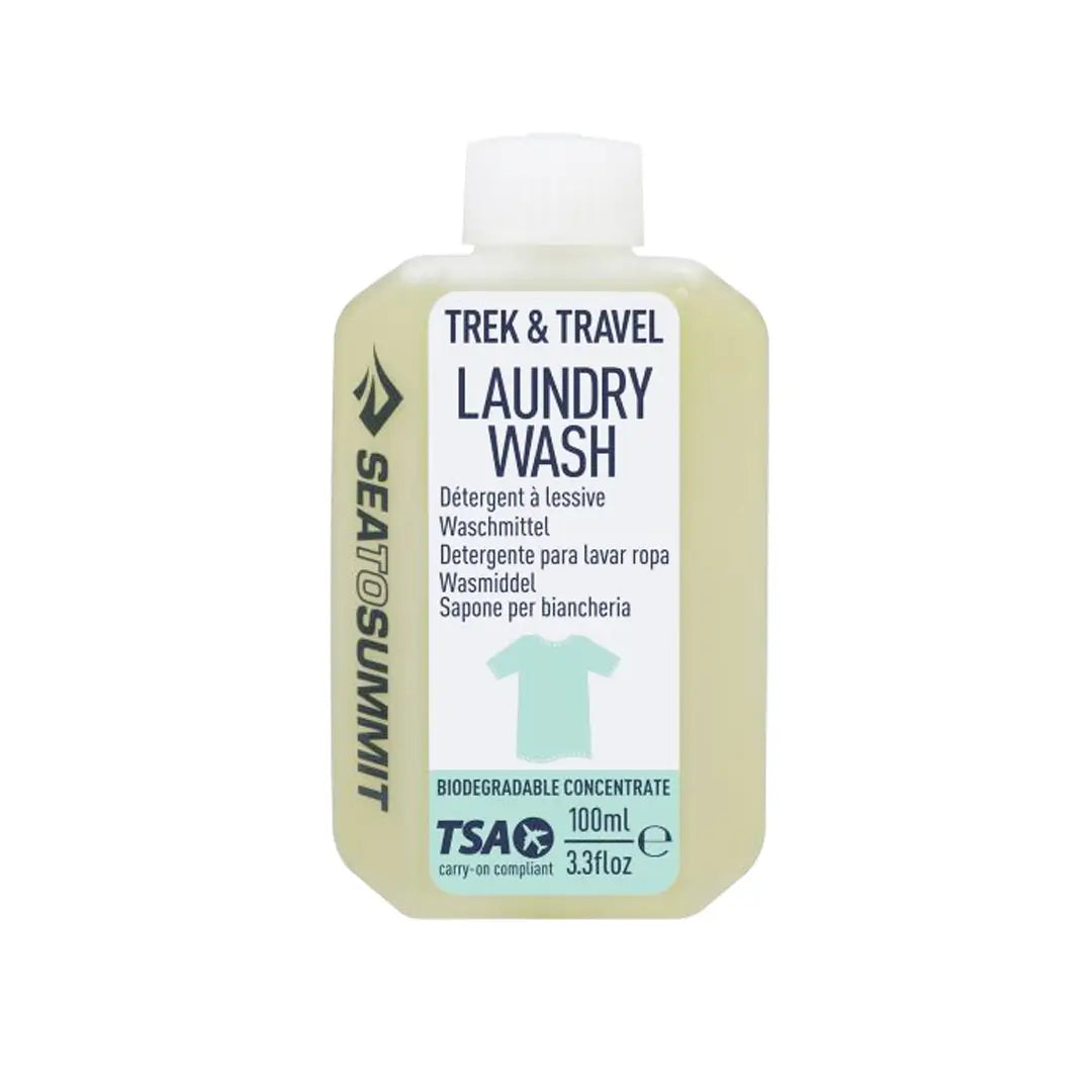 Sea To Summit Laundry Wash 100ml - Eco-Friendly Travel Detergent for Camping, Hiking & Backpacking - Compact & Lightweight for Outdoor Adventures