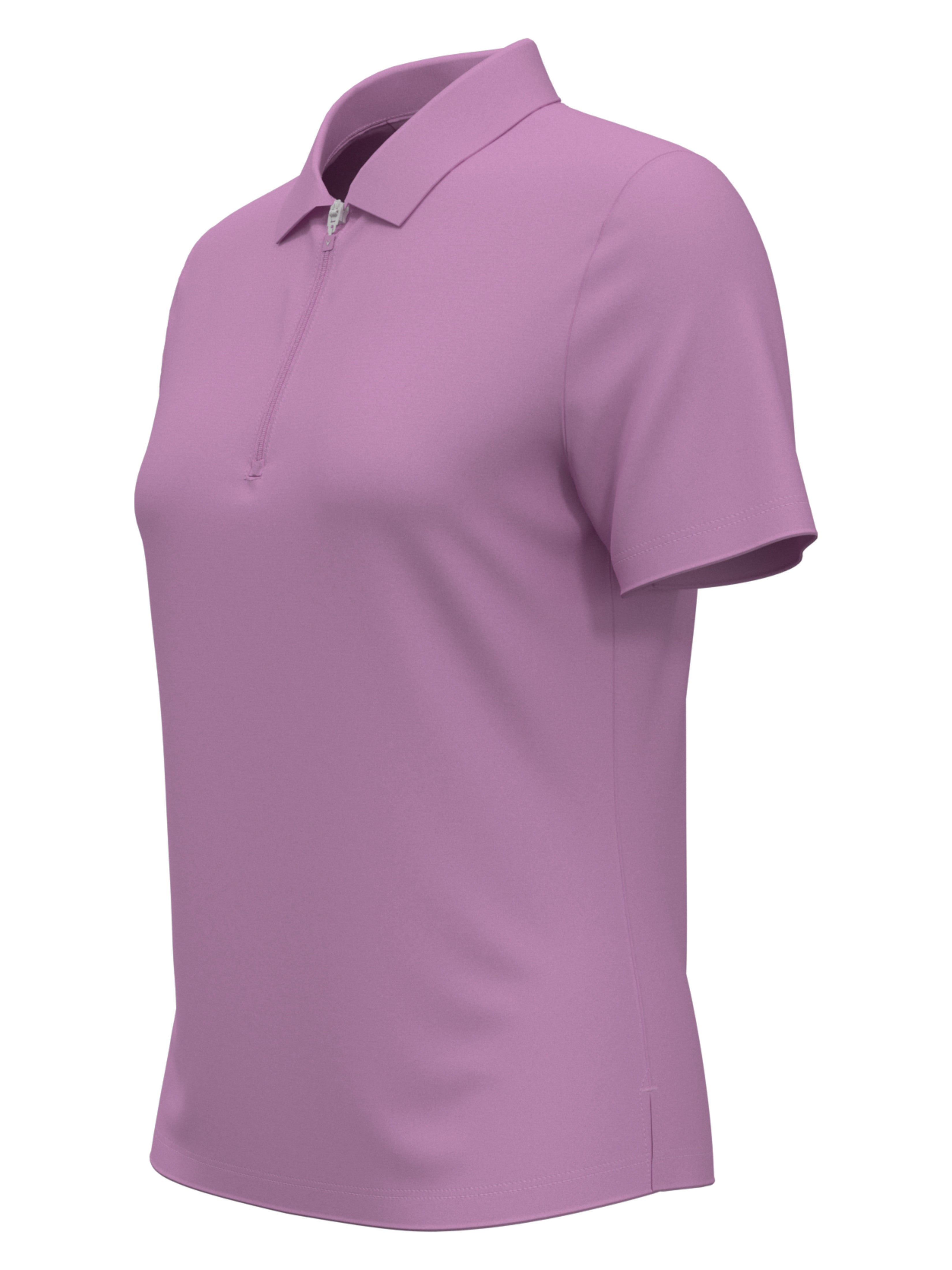 Women's 1/4 Zip Solid Golf Polo Shirt - Breathable Moisture-Wicking Performance Top for Golf, Tennis & Casual Wear