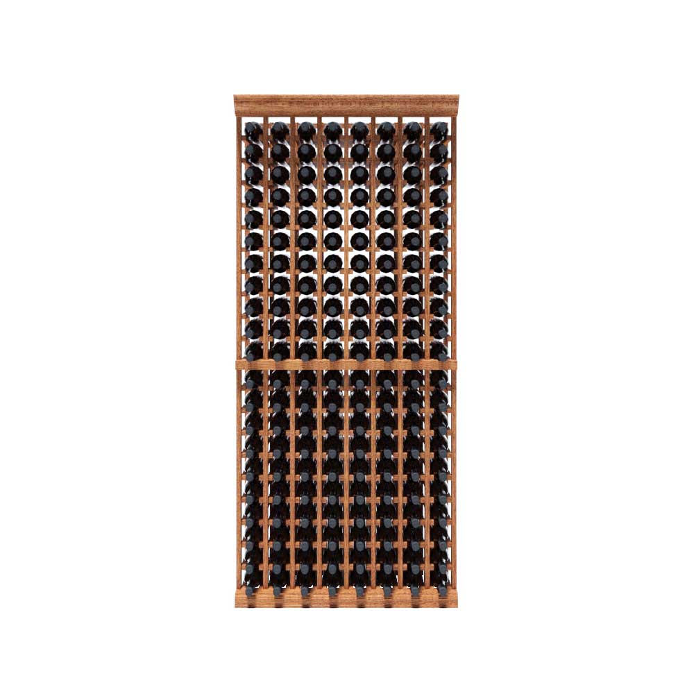 8 Column 168 Bottle 7ft Wine Rack Kit - Sturdy Metal Wine Storage Organizer for Home, Restaurant & Bar - Perfect for Wine Cellar, Kitchen & Dining Room Organization