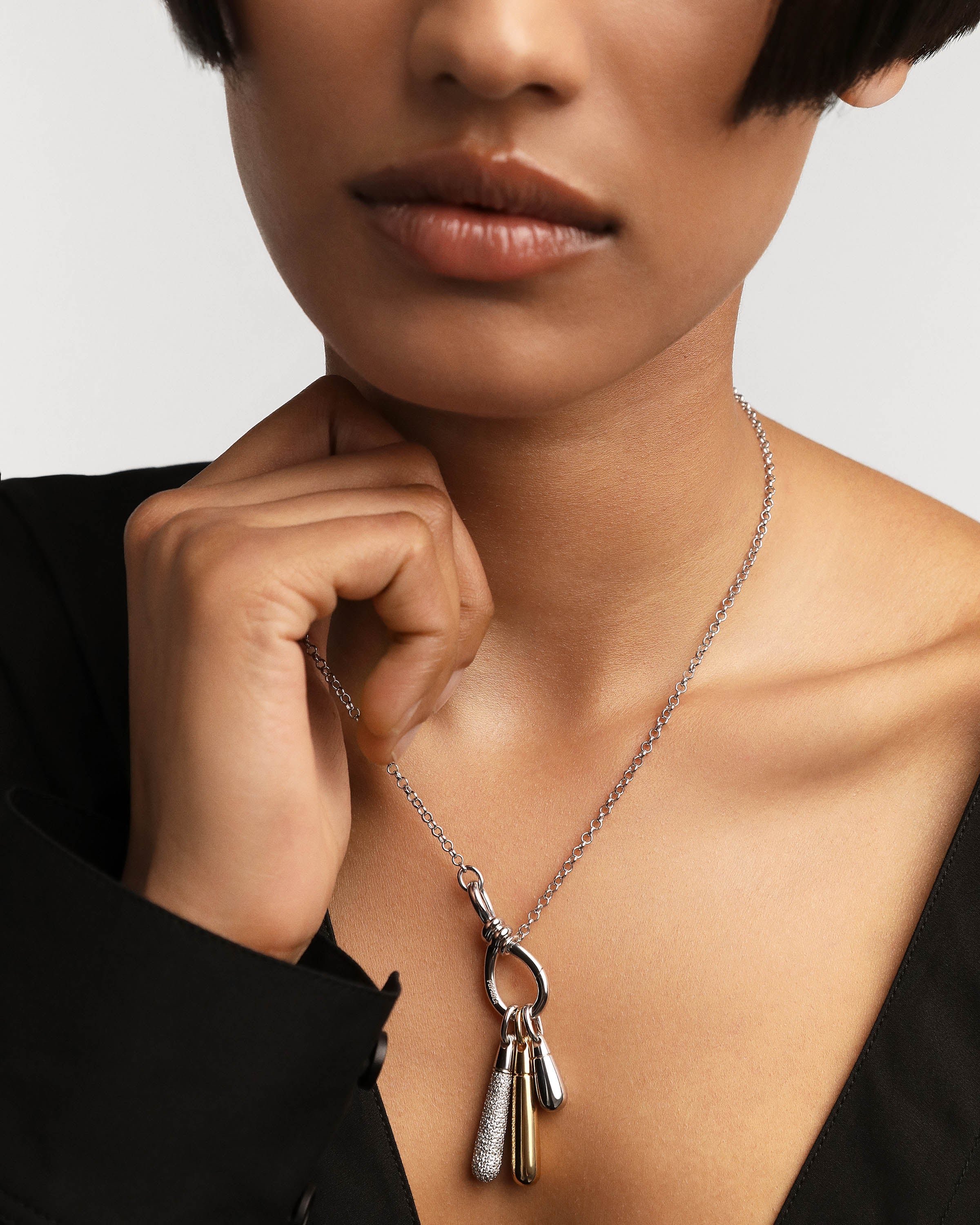 Elegant Large Drop Pendant Necklace - Dainty Minimalist Jewelry for Women | Perfect for Parties, Weddings & Everyday Wear