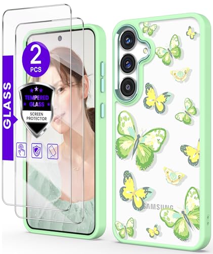 Golden Shield Flower Series-Matcha Green/Butterfly