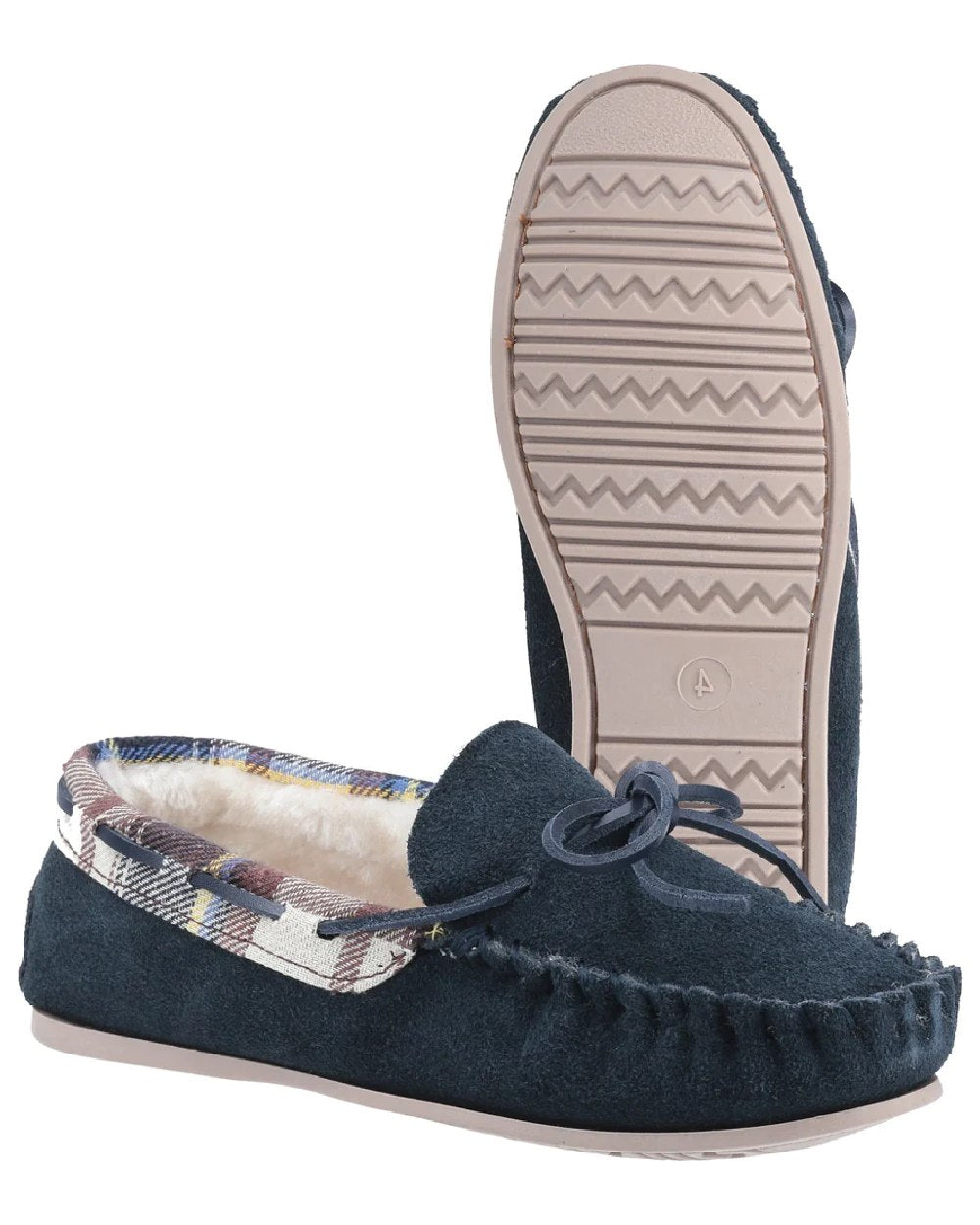 Cotswold Women's Kilkenny Moccasin Slippers - Soft Indoor/Outdoor House Shoes for Comfort & Warmth - Perfect for Home, Office & Travel