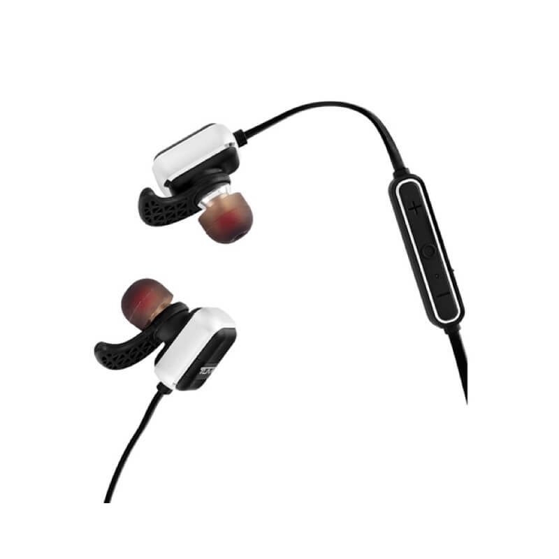 Premium TUMI In-Ear Bluetooth Headphones - Black/Gunmetal for Travel, Workout & Commuting