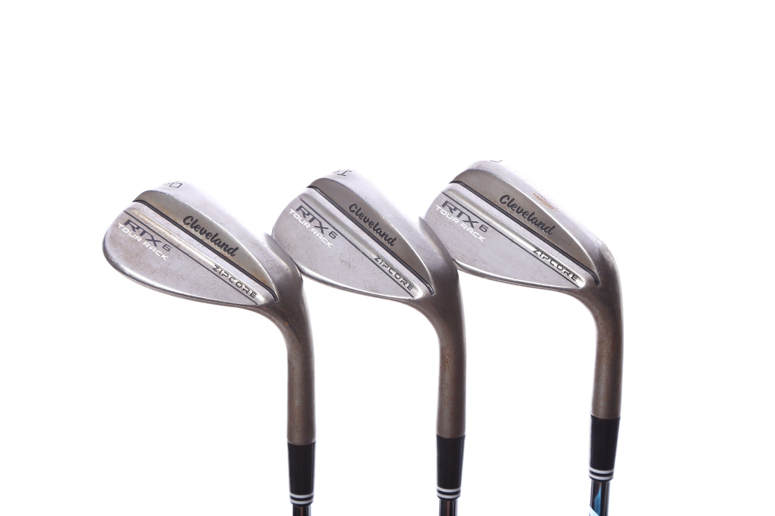 Used Cleveland RTX 6 ZipCore Tour Rack Wedge - Right Handed Golf Club (50°, 54°, 60° Loft) with Stiff Flex Shaft - Perfect for Short Game Precision & Bunker Shots