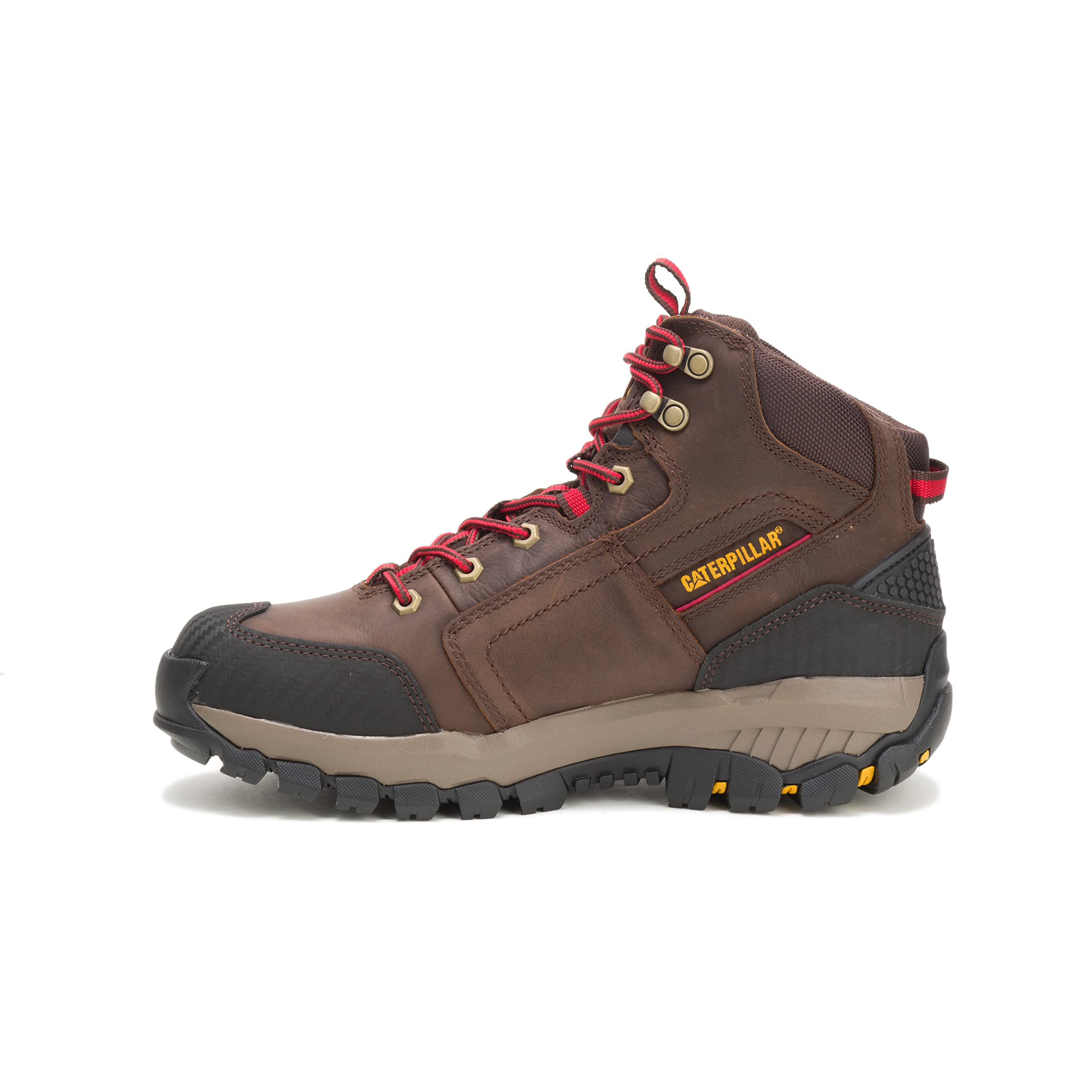 Cat Footwear Men's Navigator Waterproof Soft Toe Work Boot - Durable Safety Shoes for Construction, Hiking & Outdoor Work | Slip-Resistant Comfort Boots