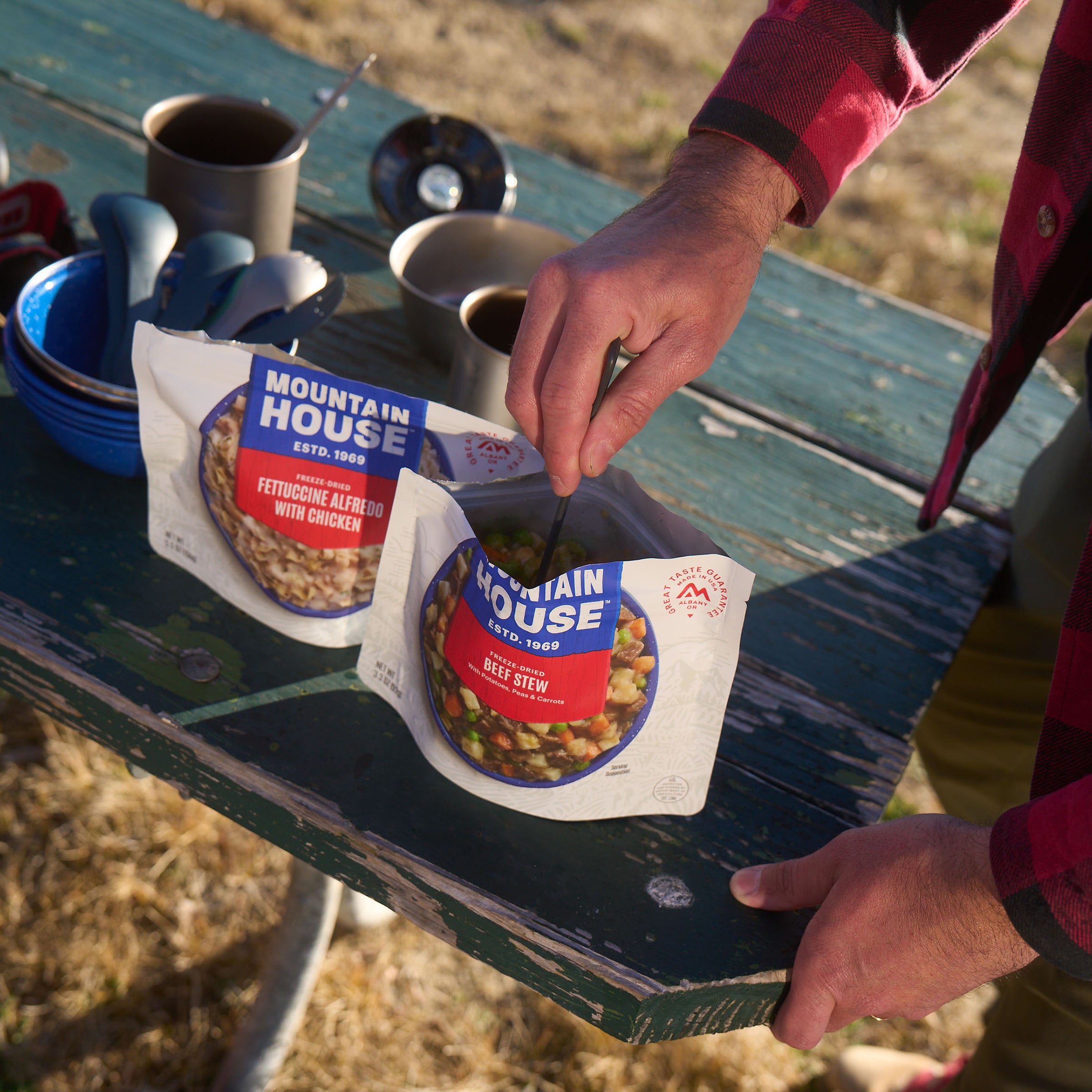 Mountain House Beef Stroganoff with Noodles - Freeze Dried Survival Food in #10 Can - Perfect for Camping, Hiking & Emergency Preparedness