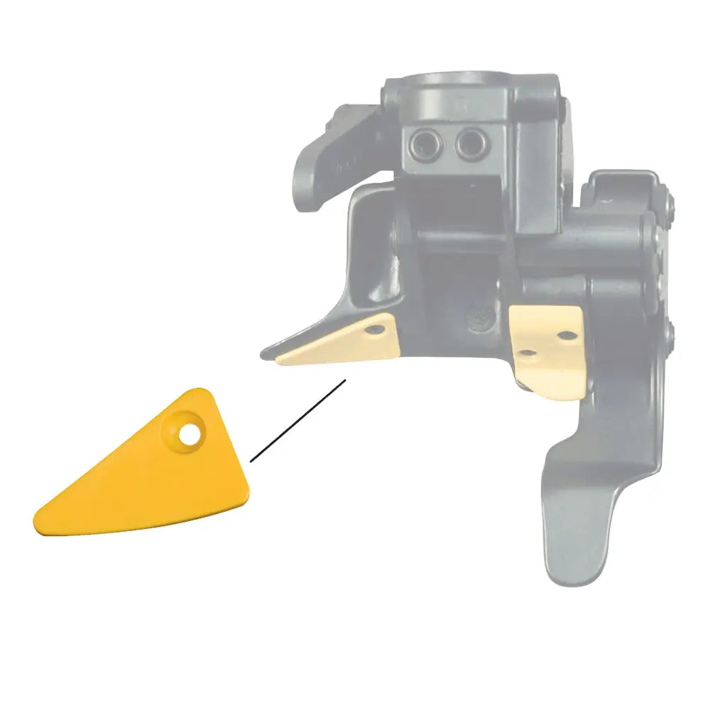 Corghi 4 106611A Triangle Plastic Inserts for Leverless Tire Changers - Heavy Duty Tire Repair Tool for Auto Shops & DIY Car Maintenance
