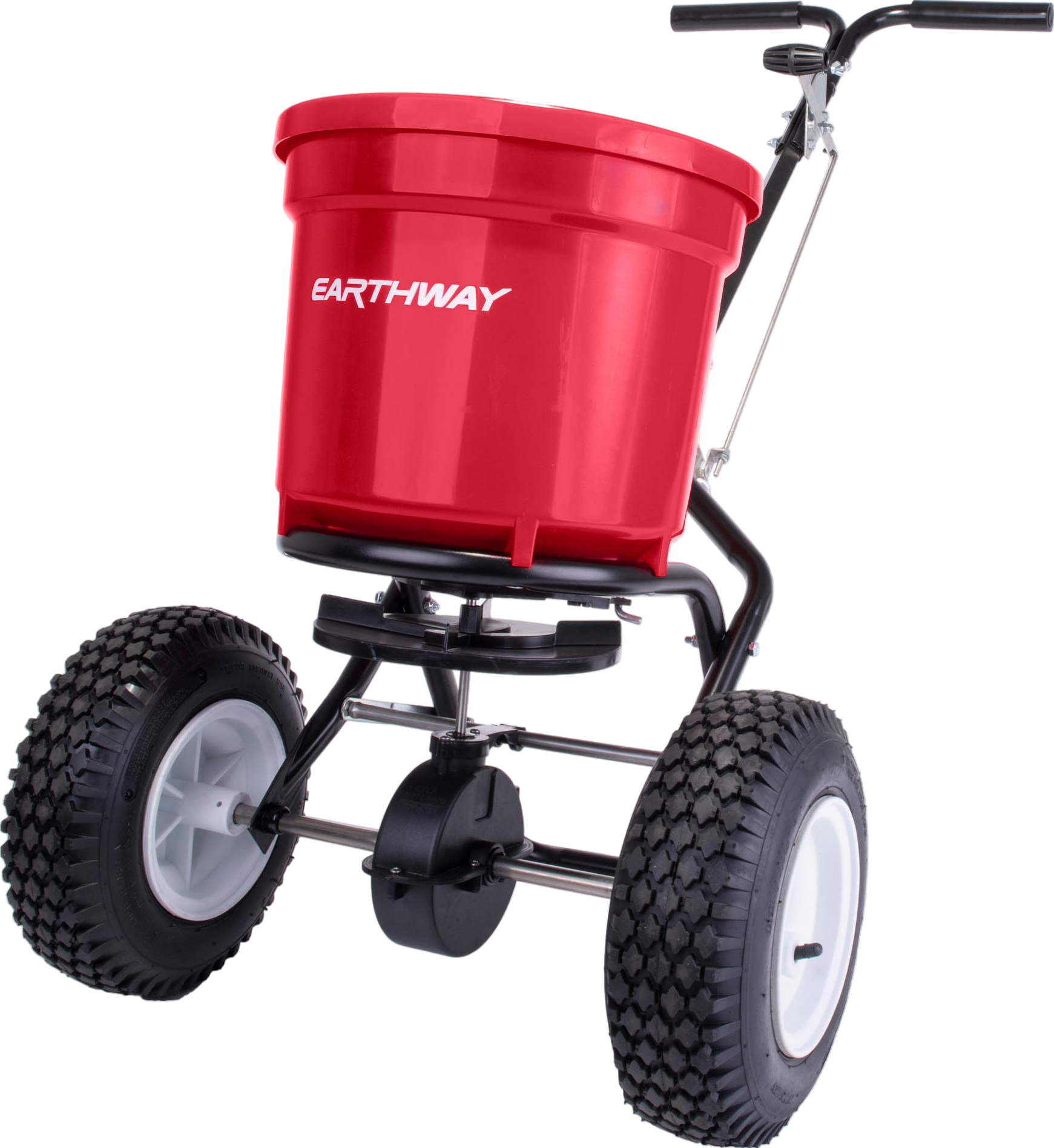 Earthway 2150 Commercial Broadcast Spreader - 50 Lbs Capacity, Adjustable Drop Rate for Precise Fertilizer & Seed Distribution | Ideal for Lawns, Golf Courses & Large Landscaping Areas