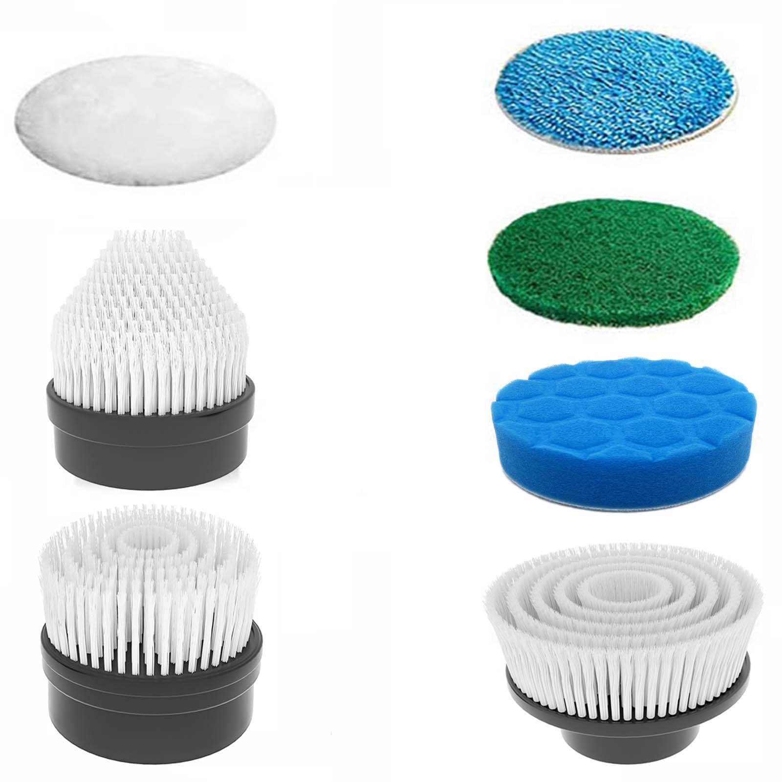 MGLSDeet Electric Spin Scrubber 7-Piece Replacement Brush Heads Kit - Compatible with MGLSDeet ANS8050/8051/8052 & SXT168 Electric Cleaning Brushes - Perfect for Bathroom, Kitchen, Tile, and Grout Deep Cleaning