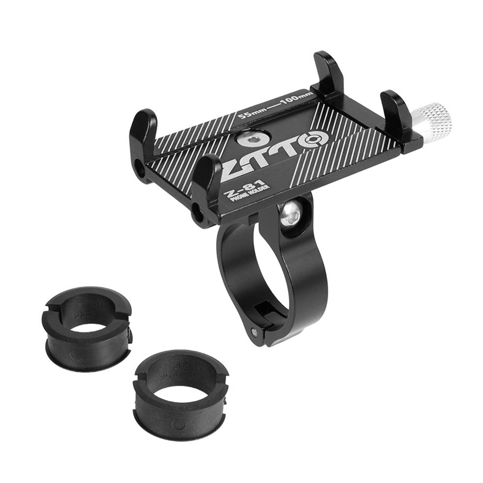 Aluminum Alloy Bike Phone Mount - Universal Handlebar Phone Holder for Cycling, Motorcycle, MTB & Road Bikes - Secure GPS Phone Cradle for Outdoor Sports & Commuting