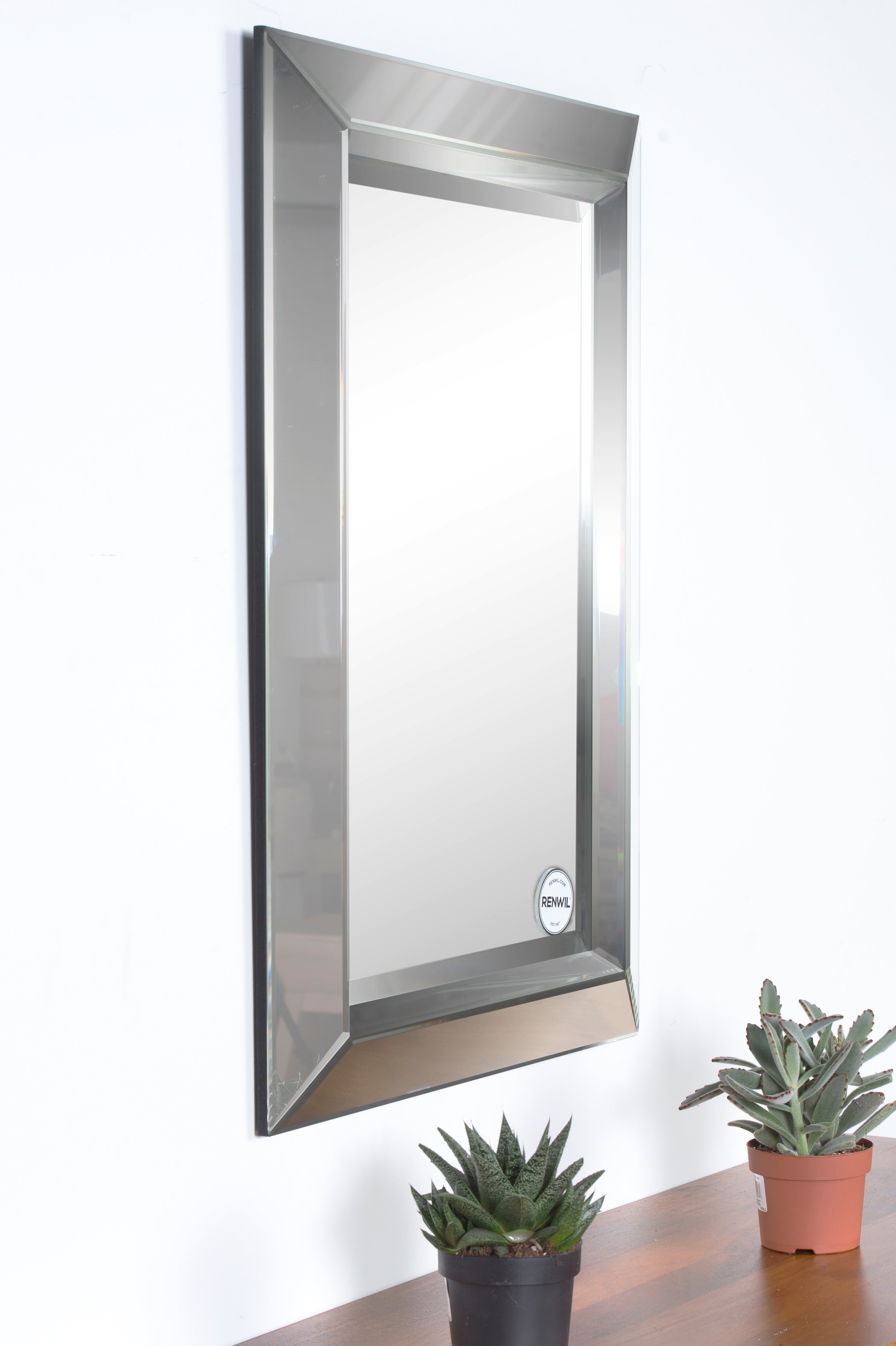 Aura Mirror - Full-Length Wall Mirror with LED Lights for Home Decor, Vanity, and Selfie Background | Modern Dressing Room & Bedroom Decor