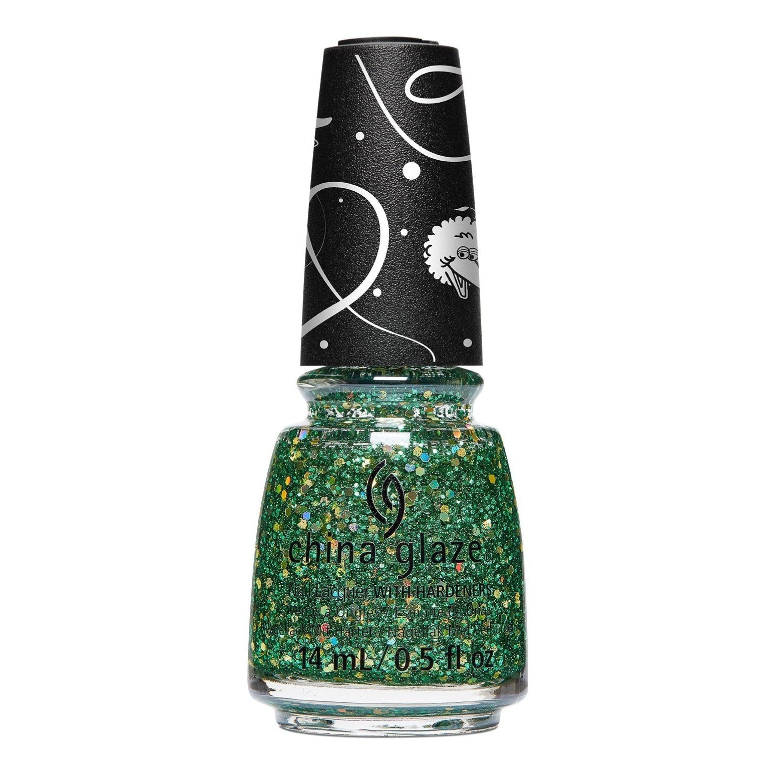 China Glaze A Grouchy New Year Nail Polish 0.5 oz #84755 - Festive Holiday Nail Art for Christmas & New Year Celebrations