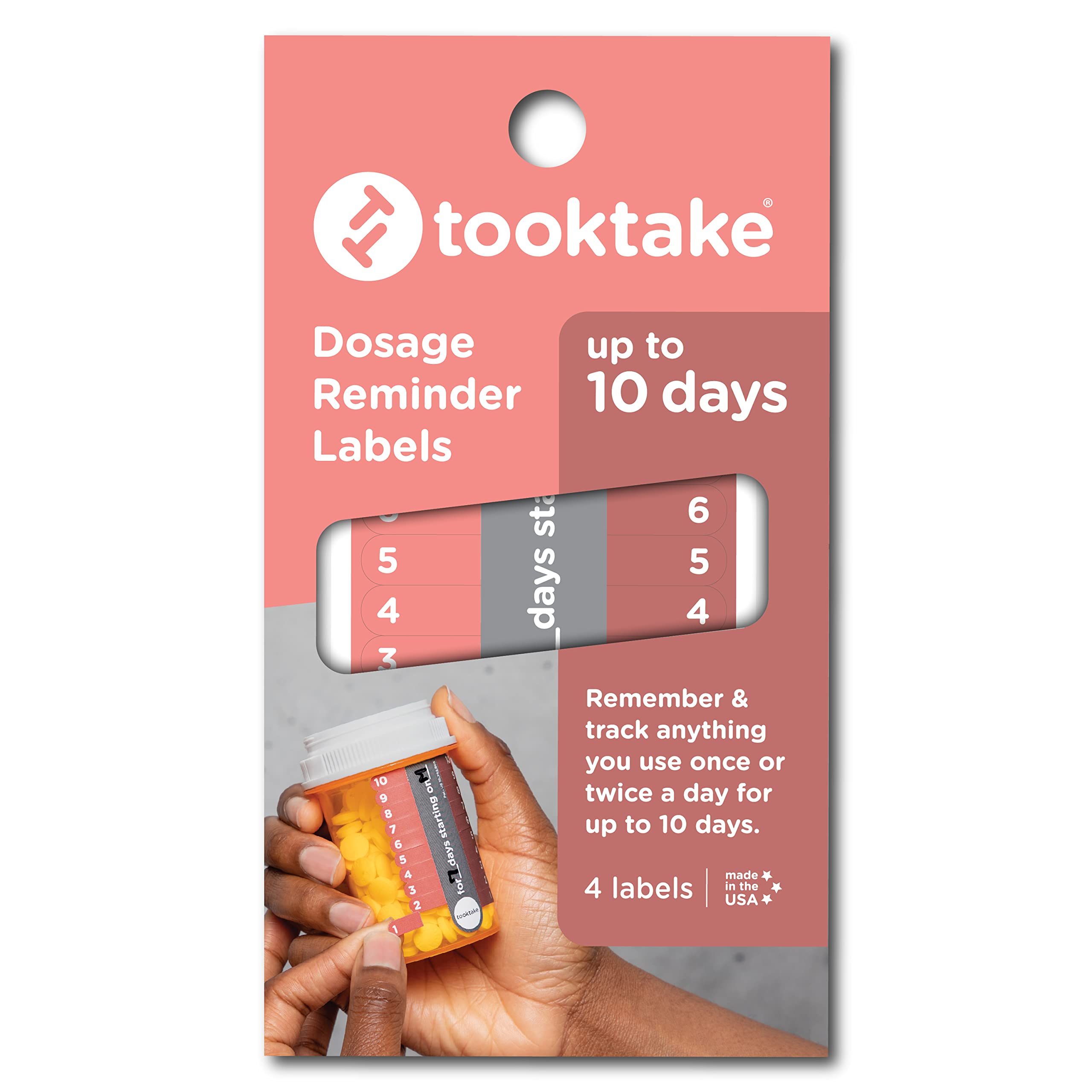 10-Day Tracking Stickers for Vitamins & Medications - Smart Pill Organizer with AM/PM Slots - Daily & Weekly Medicine Tracker for Pills, Supplements & Vitamins | Perfect for Travel, Elderly Care & Medication Management