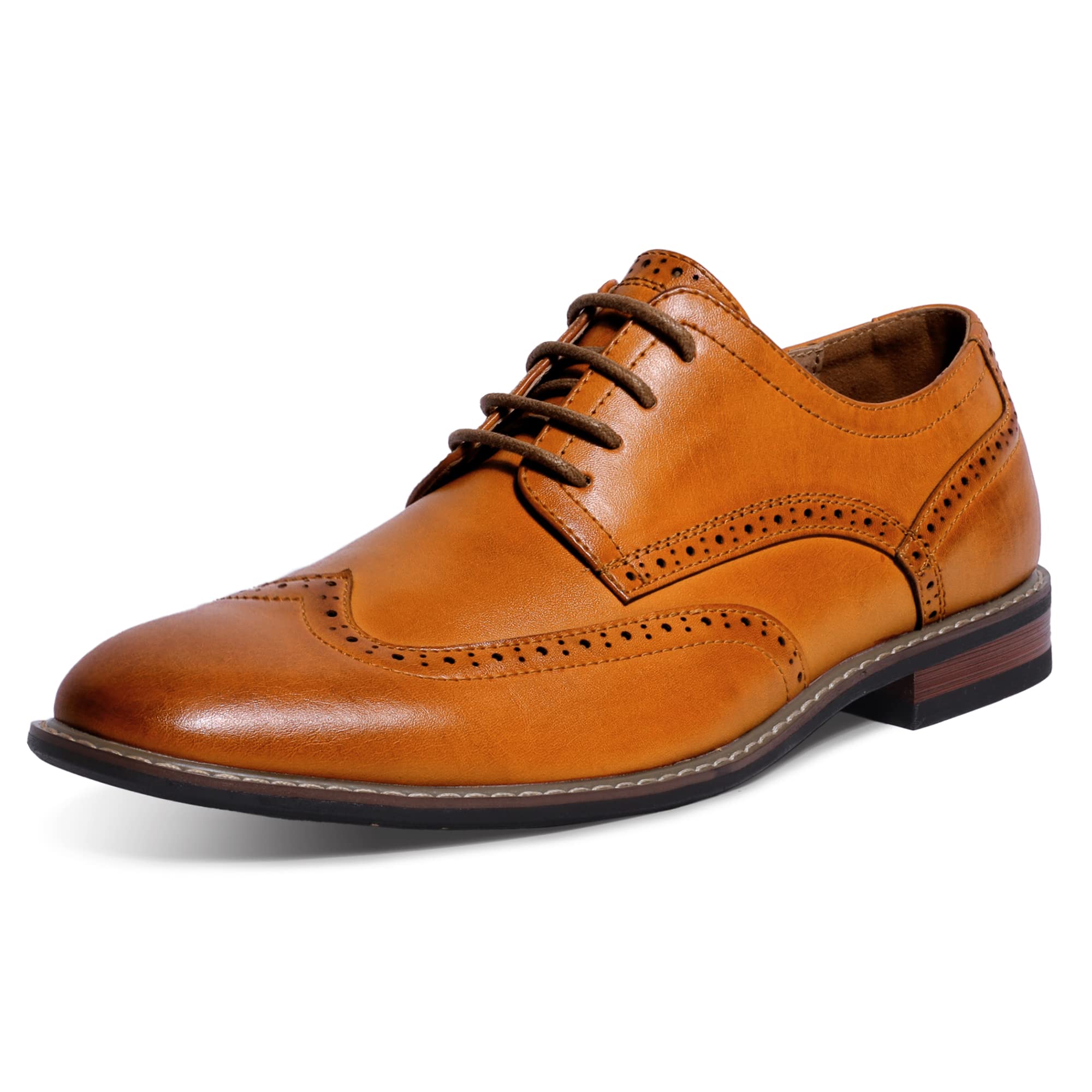 Premium Men's Dress Shoes | Formal Cap Toe Oxford Business Shoes for Men | Comfortable & Stylish | Perfect for Weddings, Office & Special Occasions