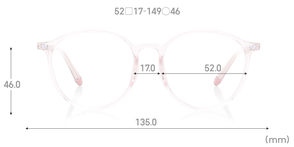 JINS x NARUTO SAKURA Model Pink Glasses - Anime Inspired Eyewear for Naruto Fans - Perfect for Cosplay, Fashion & Daily Wear