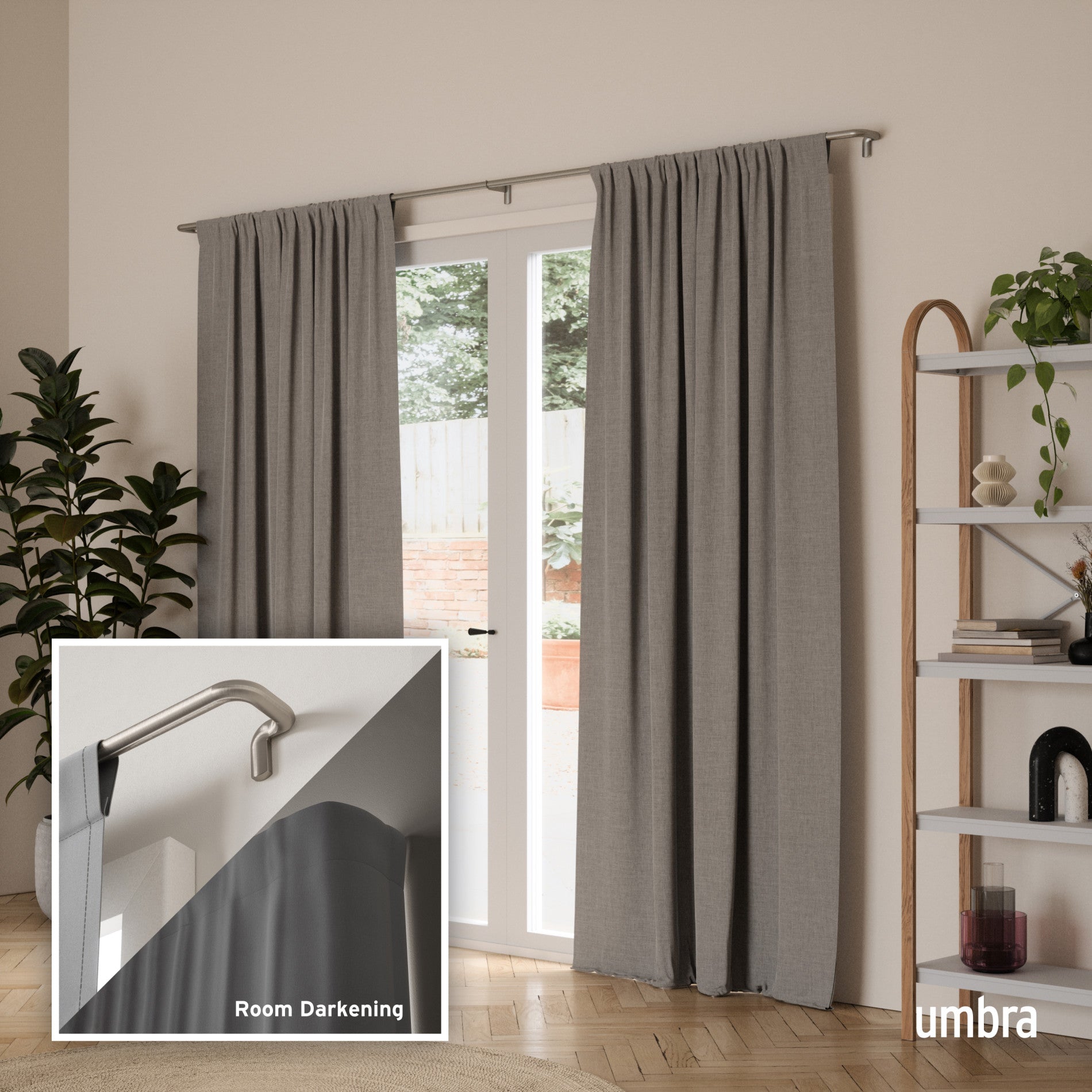 Blackout Curtain Rod - Twilight Series for Complete Darkness, Noise Reduction & Energy Efficiency - Perfect for Bedrooms, Nurseries & Home Theaters