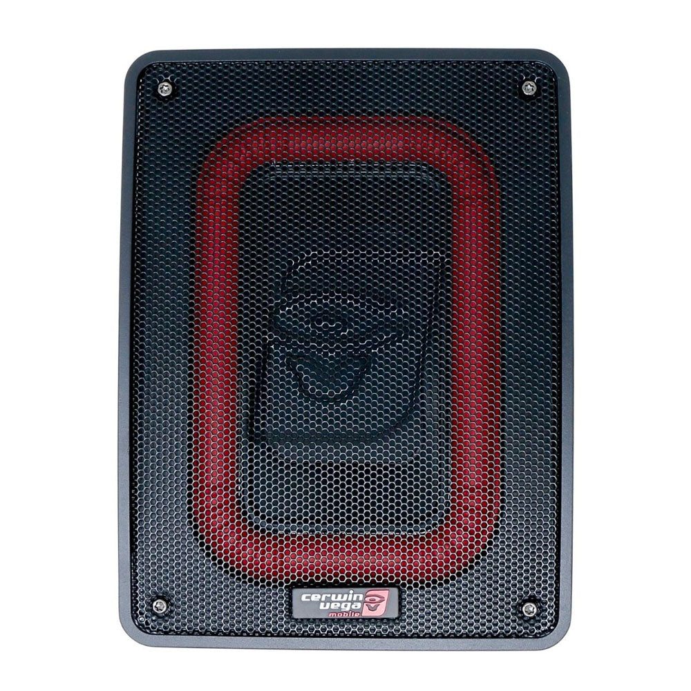 Cerwin Vega VPAS68 Vega Series 6x8 100W RMS 4 Ohm 300W Max Power Active Subwoofer - Premium Car Audio System for Deep Bass in Vehicles & Home Theater Setups