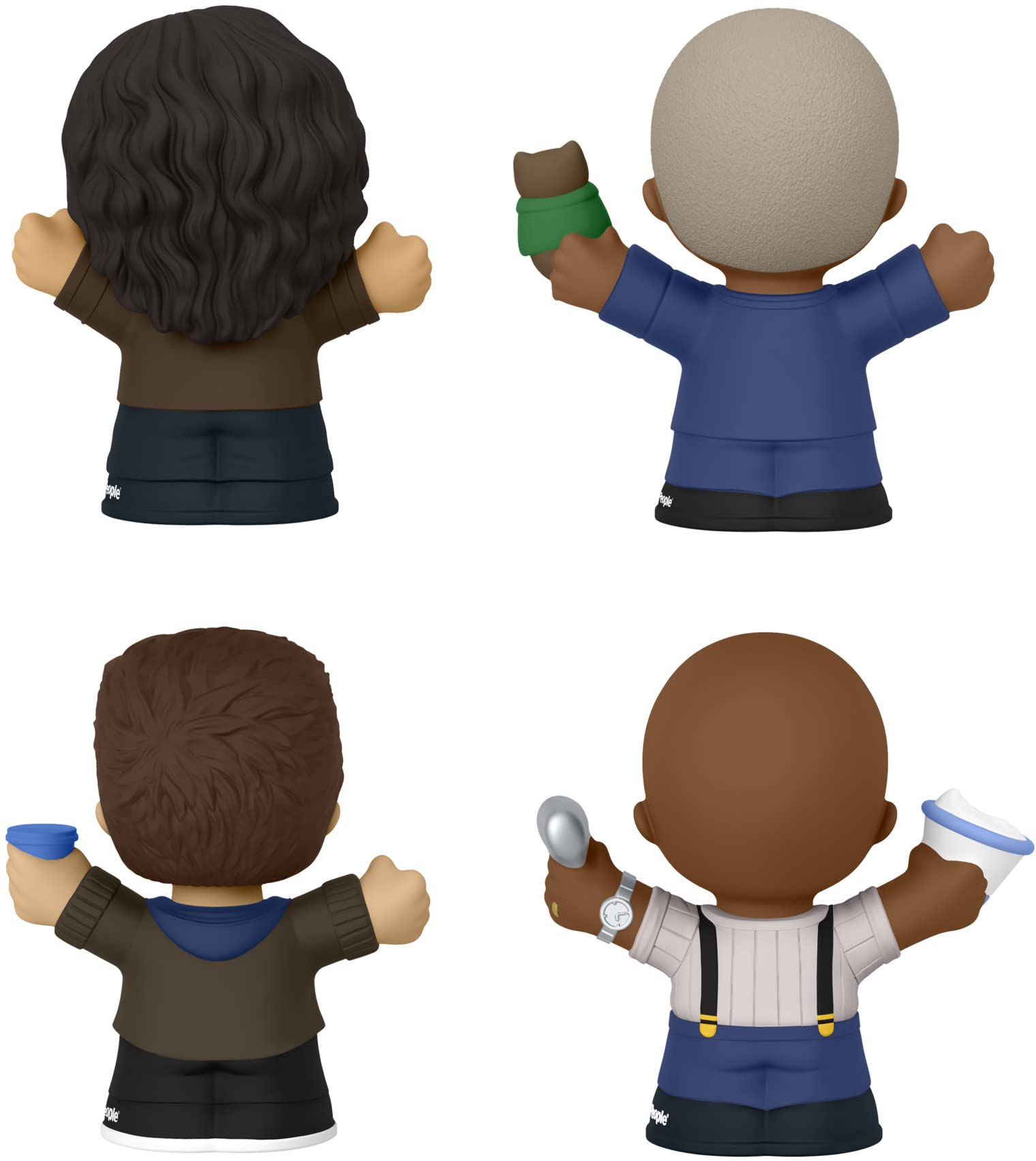 Brooklyn Nine-Nine TV Series Little People Collector's Edition Set - 4 Figures in Display Case for Adults & Fans | Perfect for Home Decor, Office Display & Gifts