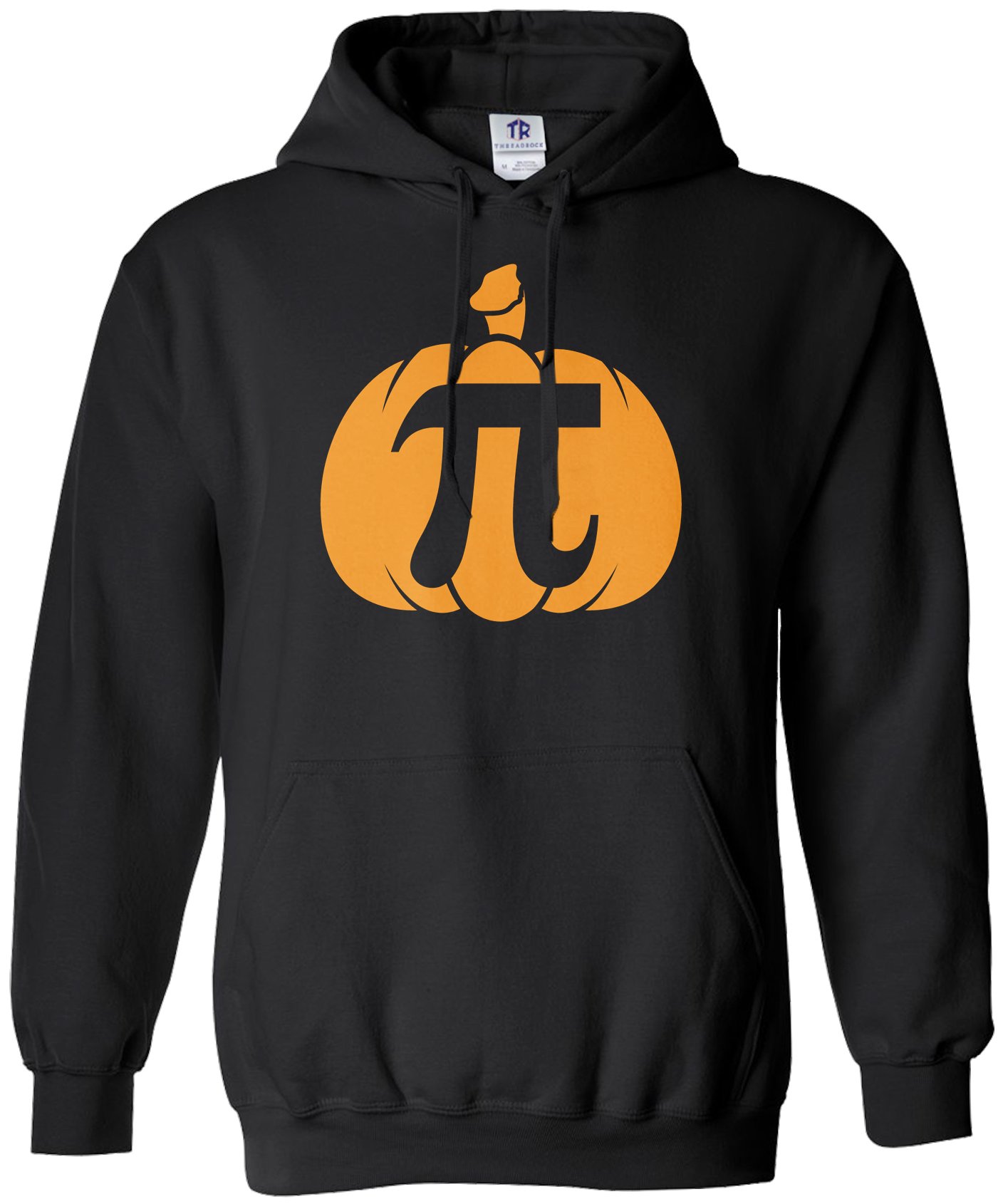 Threadrock Women's Pumpkin Pie Hoodie Sweatshirt - Cozy Fall Pullover with Long Sleeves for Autumn Outfits, Halloween Party & Casual Loungewear