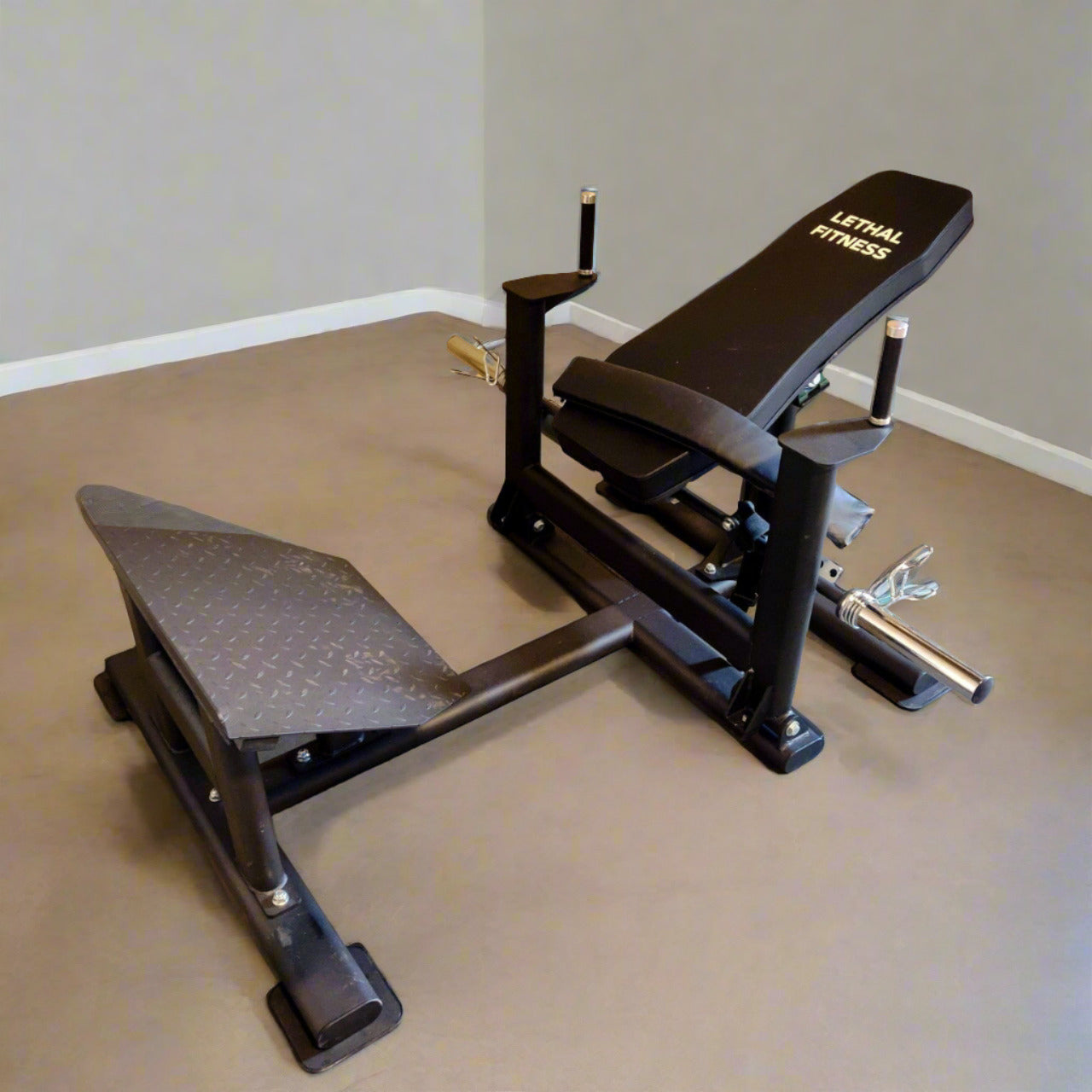 FLOOR MODEL Lethal Glute Thrust Plate Loaded - Premium Weighted Glute Trainer for Home Gym & Booty Building Workouts