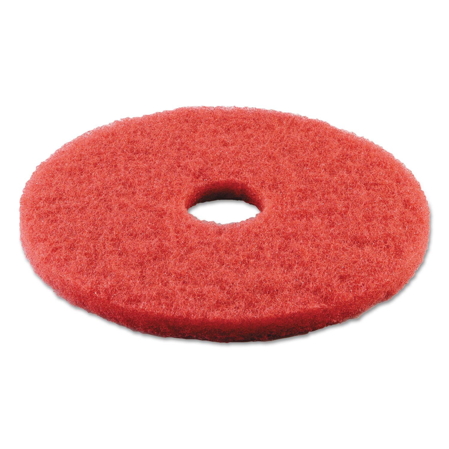 Boardwalk BWK4015RED 15-Inch Red Buffing Floor Pads - 5 Pack for Professional Floor Polishing & Cleaning - Perfect for Hardwood, Tile & Concrete Floors