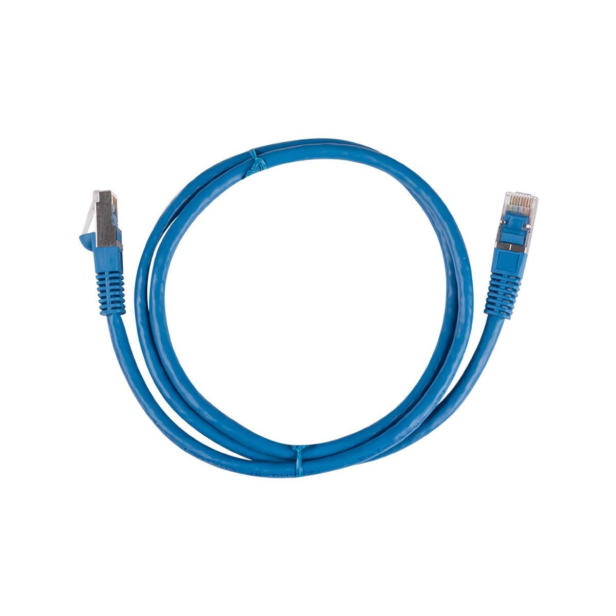 0.75m Cat6A S/FTP Blue Slimline Shielded 10G Ethernet Cable - 26AWG High-Speed Patch Cord for Gaming, Streaming & Office Networks